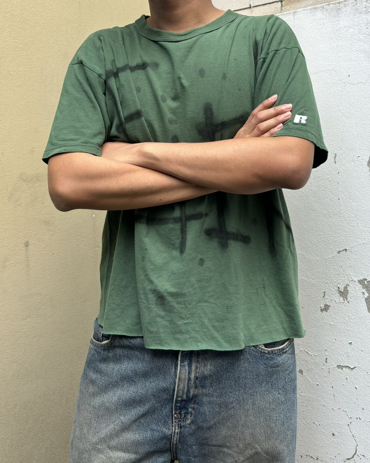 Vintage FUCK T Shirt Russell