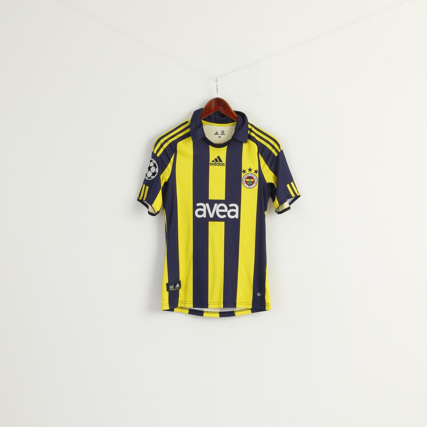 Adidas Adidas Fenerbahce Home XS Shirt Yellow Football Turkey 8299 Size US XS / EU 42 / 0 - 1 Thumbnail