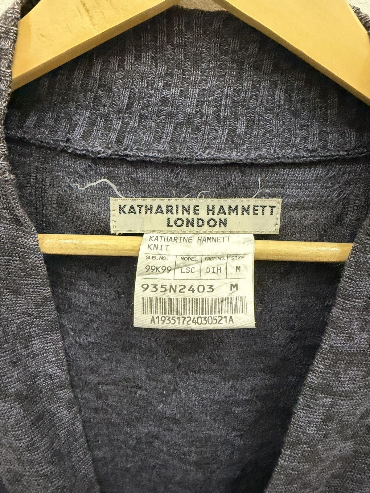 Katharine Hamnett London Katherine Hamnett London Designer Cardigan Size M / US 6-8 / IT 42-44 - 2 Thumbnail