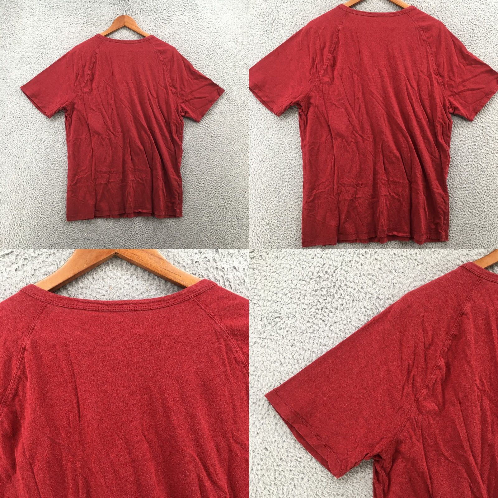 American Eagle Outfitters American Eagle Outfitters T-Shirt Mens Large Classic Fit Short Sleeve Red Cotton Size US L / EU 52-54 / 3 - 8 Thumbnail