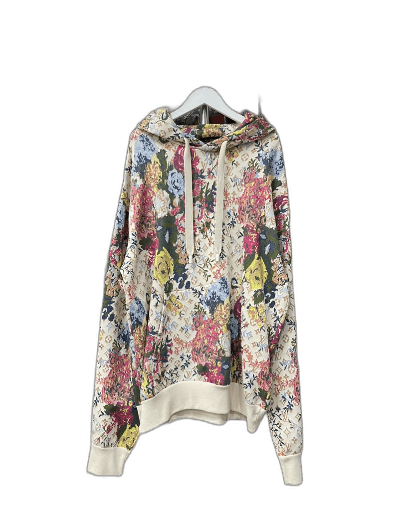 Louis Vuitton Louis Vuitton Floral Hoodie Sweatshirt Size US L / EU 52-54 / 3 - 1 Thumbnail