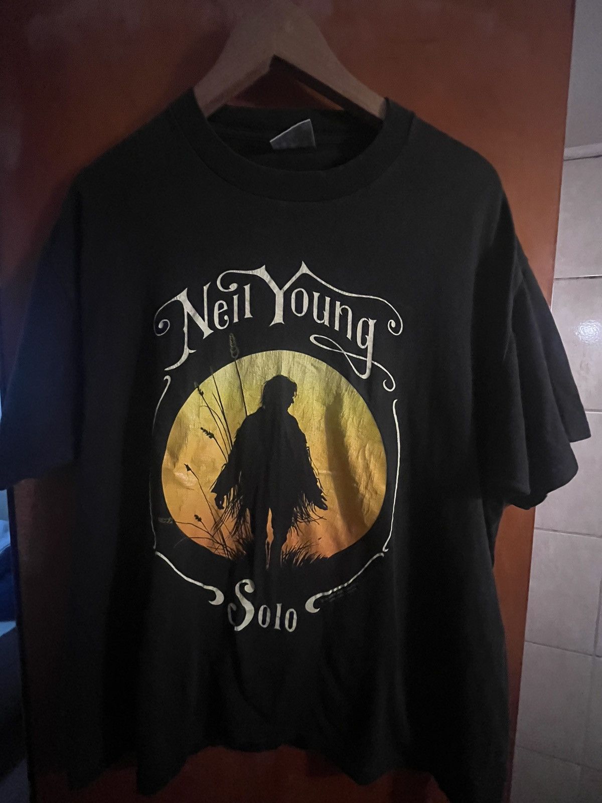 Vintage Neil Young Solo Tour (1992) vintage shirt Size US XL / EU 56 / 4 - 1 Thumbnail