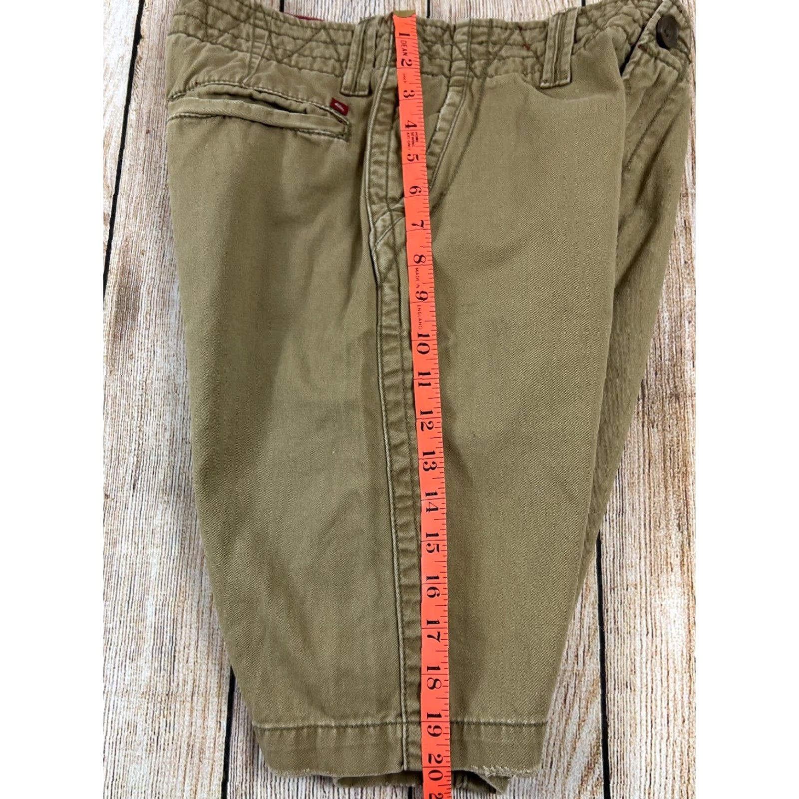 Quiksilver Quiksilver Mens Shorts Flat Front Pockets Chino Brown 28 Casual Cotton Beach Outdoor Size US 28 / EU 44 - 5 Thumbnail