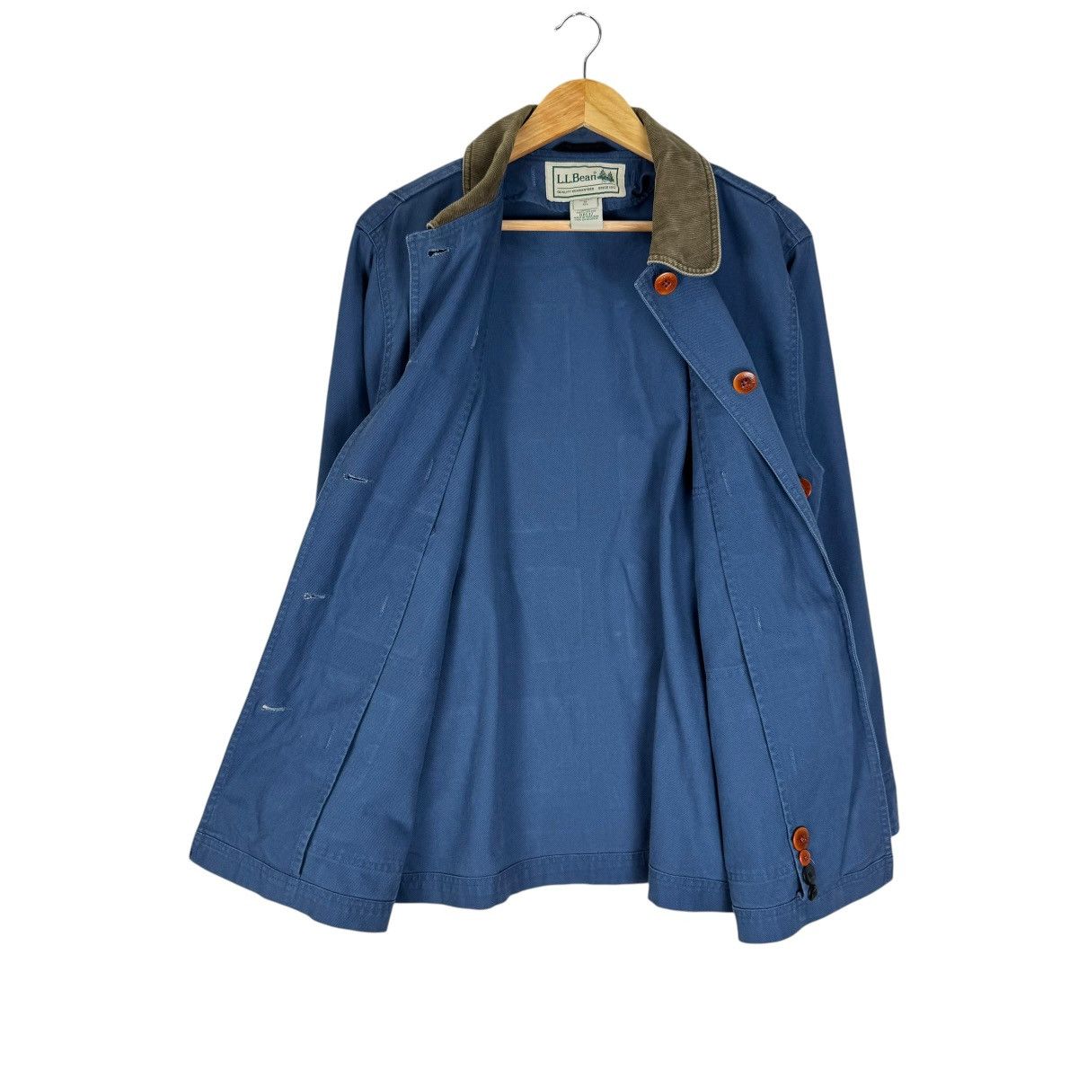 L.L. Bean 🔥LL BEAN CORDUROY COLLAR CHORE JACKET Size M / US 6-8 / IT 42-44 - 9 Thumbnail