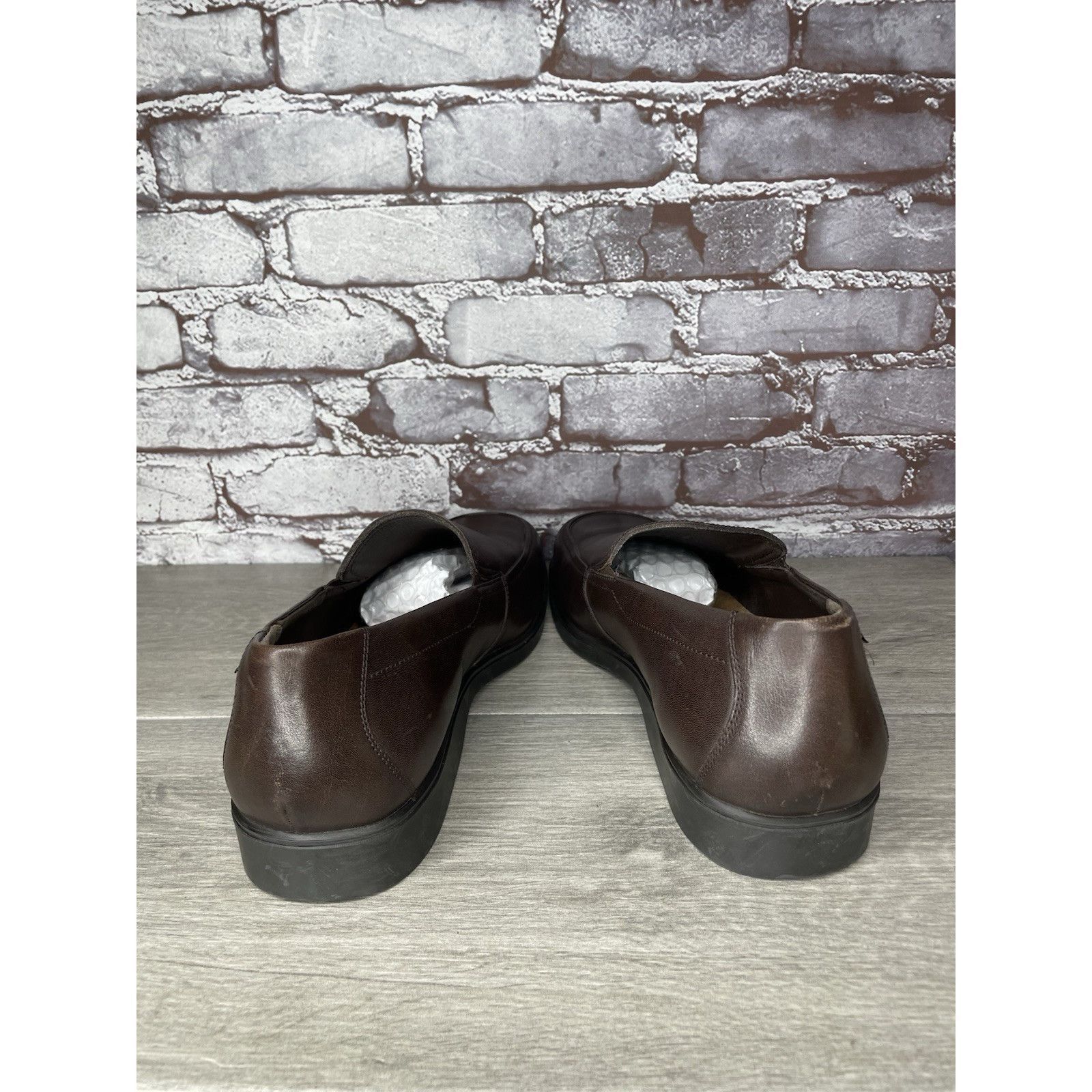 Mephisto Mephisto Brown Leather Loafers Air Jet Insoles Slip On Shoes Size US 11.5 / EU 44-45 - 4 Thumbnail