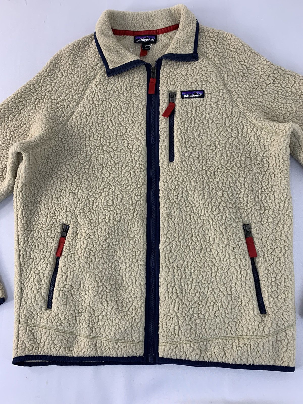 Patagonia Hype Patagonia Sherpa Fluffy Fleece Zip Up Jacket Size L / US 10 / IT 46 - 2 Thumbnail