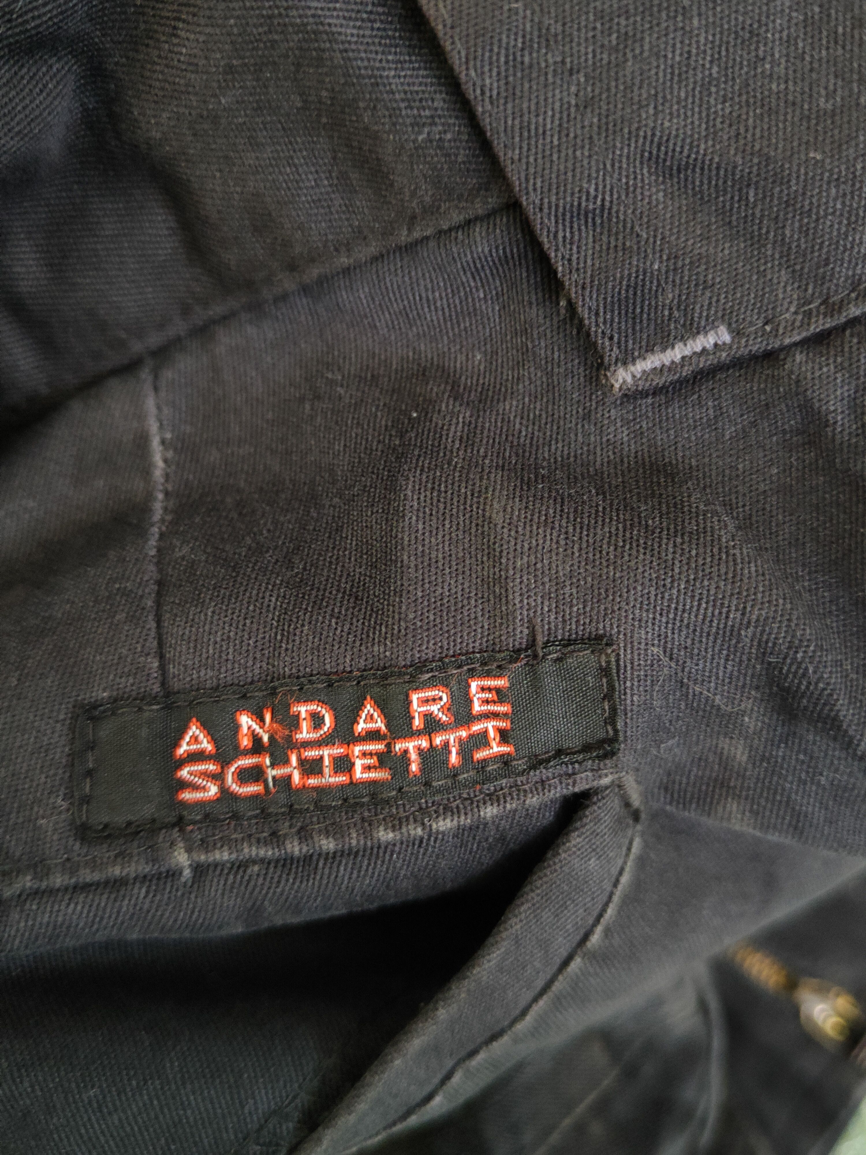 Japanese Brand Andare Schietti Black Multipocket Cargo Pants #S2544 Size US 32 / EU 48 - 17 Thumbnail