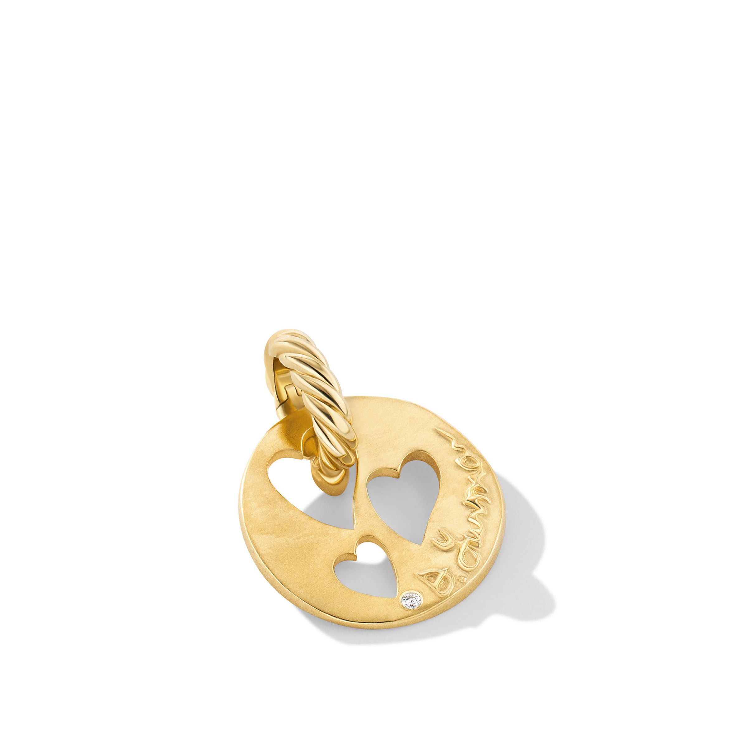 David Yurman o1w1db10525 D17440D Pendant in 18K Yellow Gold with Diamond Size ONE SIZE - 2 Thumbnail