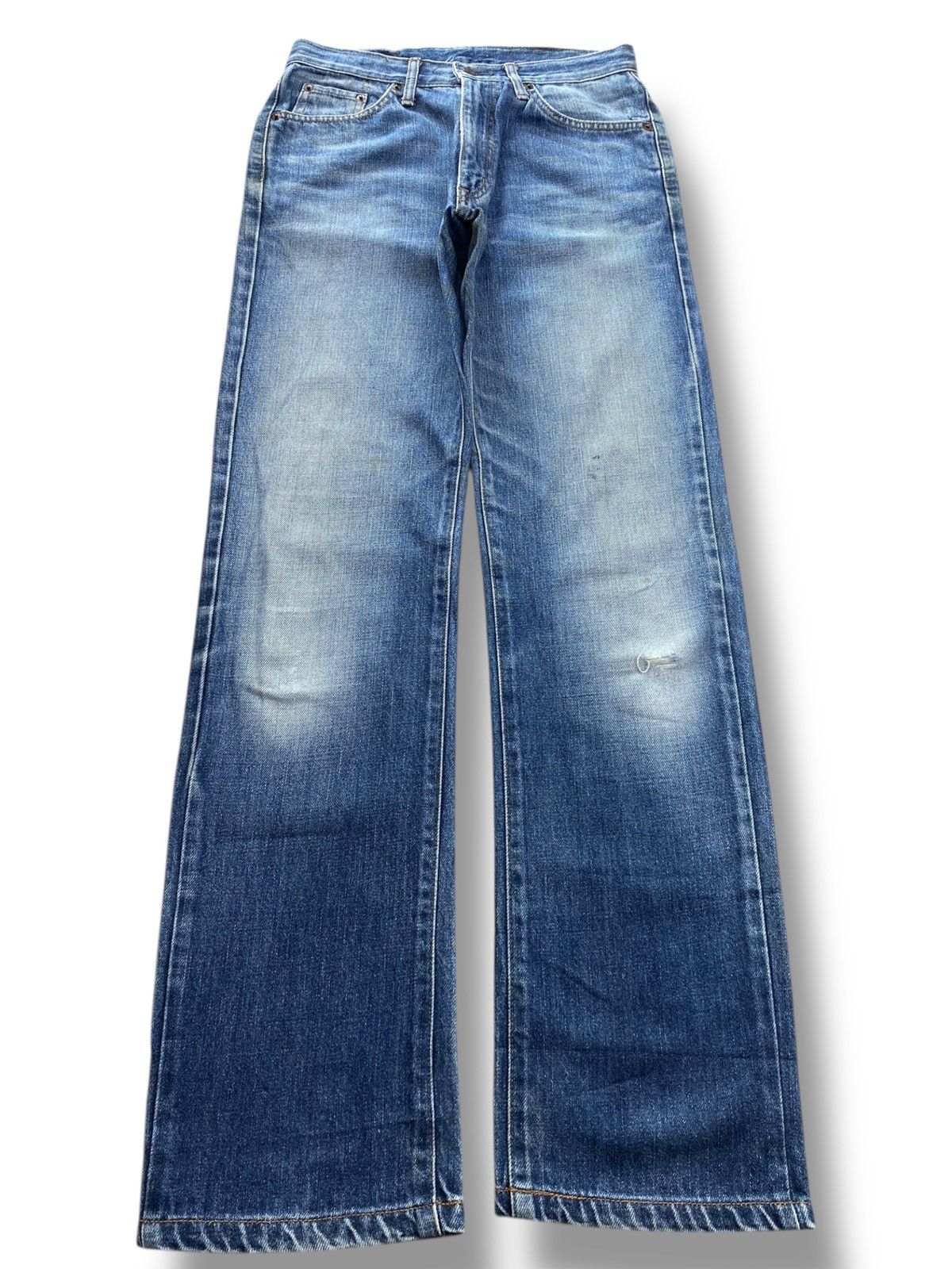 Edwin Faded Wash Straight Leg Style Jeans