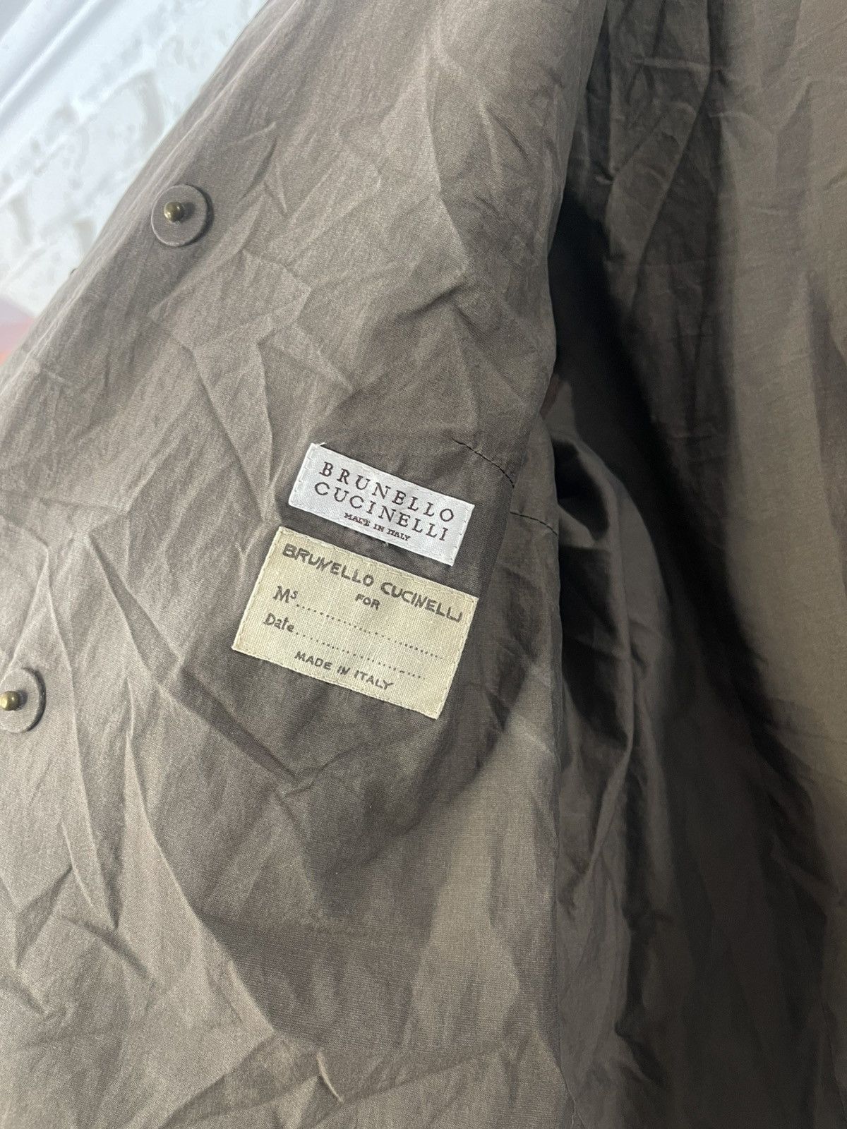 Brunello Cucinelli BRUNELLO CUCINELLI brown jacket Size S / US 4 / IT 40 - 8 Thumbnail