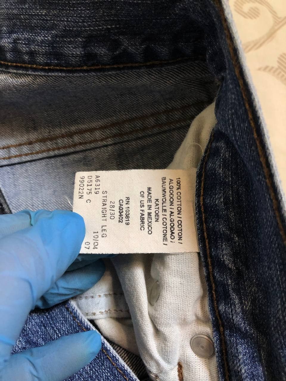 Harley Davidson Vintage Y2K Harley Davidson Distressed Straight Leg Jeans Size 28" / US 6 / IT 42 - 5 Thumbnail