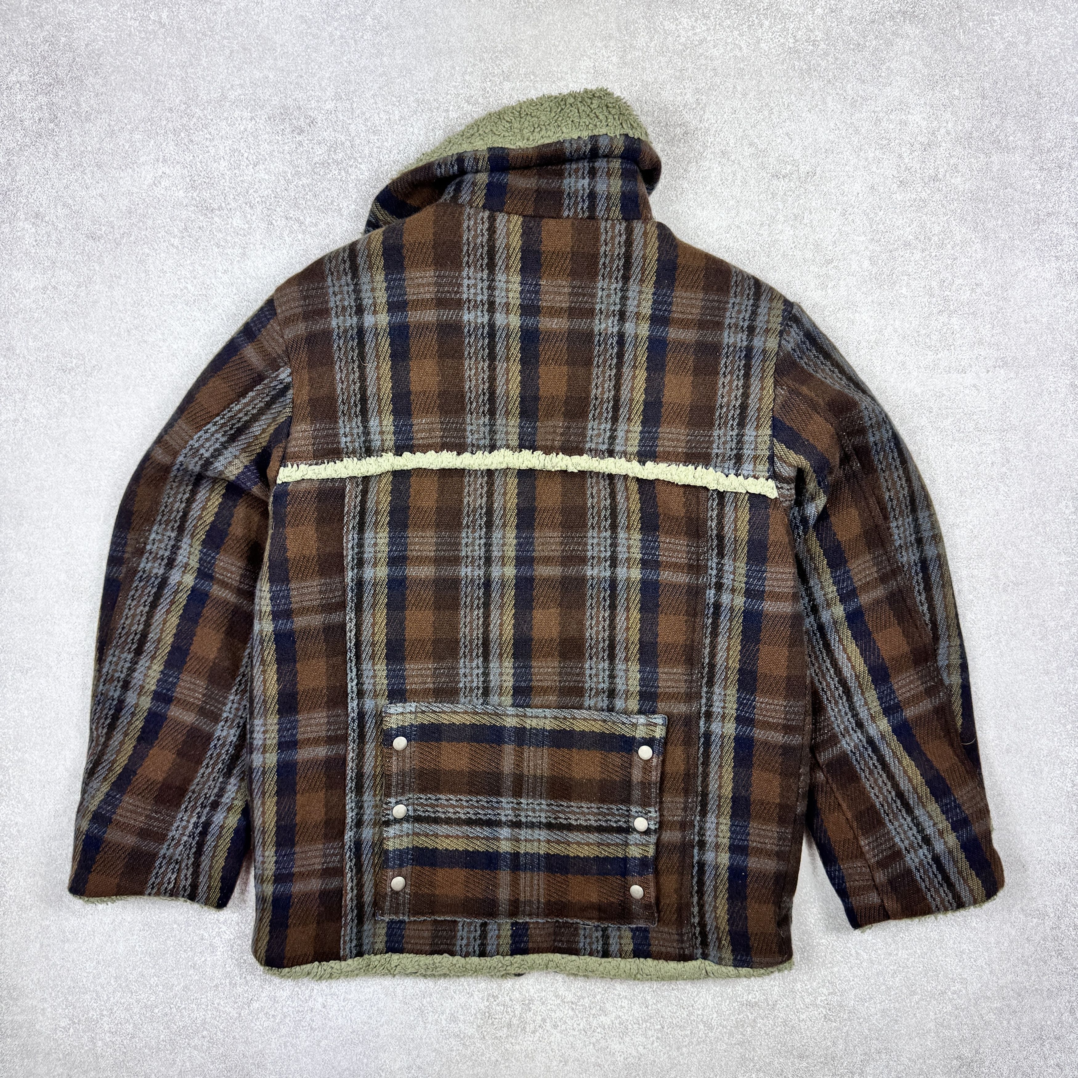Diesel Men`s Diesel B-3 Wool Tweed Flight Plaid Jacket Size M Size US M / EU 48-50 / 2 - 3 Thumbnail