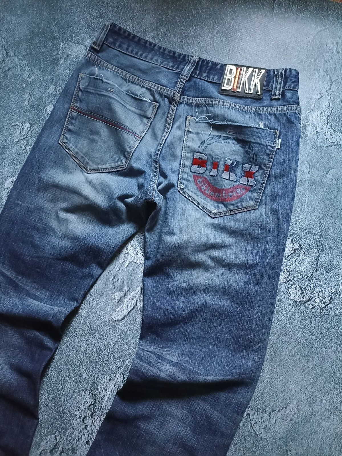 Dirk Bikkembergs Vintage Dirk Bikkembergs Y2K Denim Distressed Jeans Size 33 Size US 33 - 10 Thumbnail