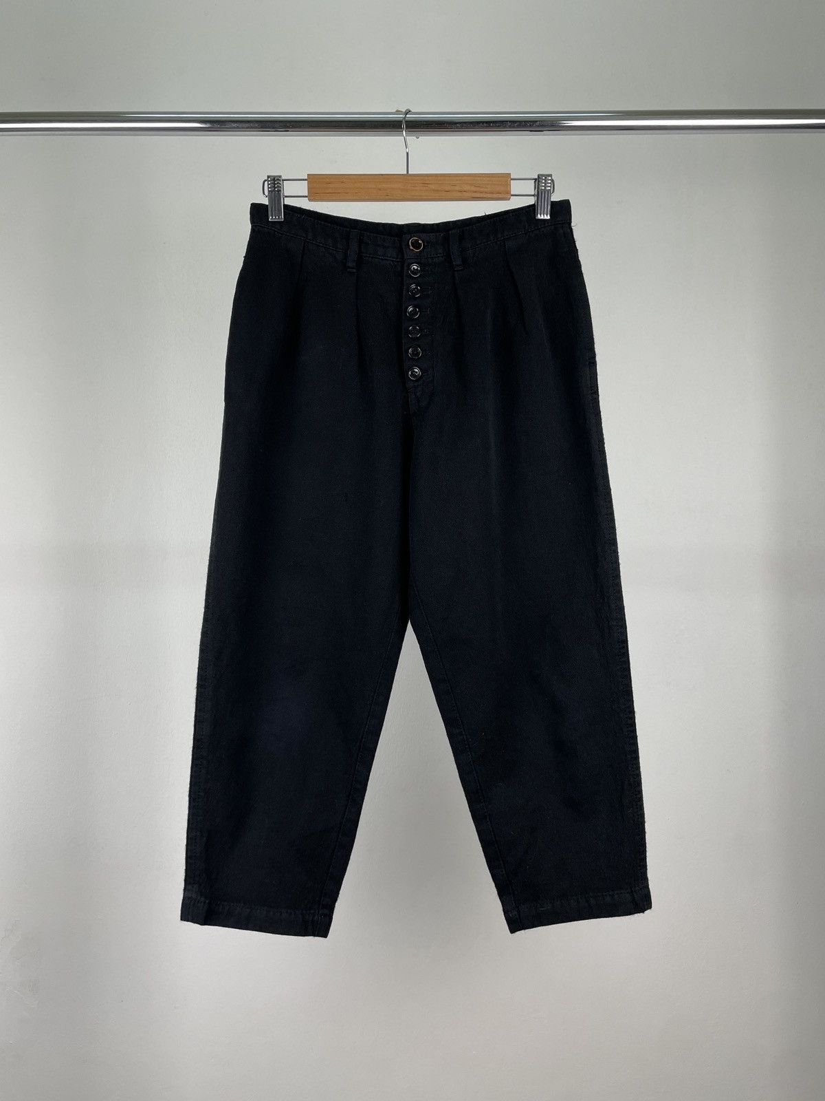 Comme des Garcons × Tricot Comme des Garcons SS2011 8-Button Cropped Pants Size 29" - 1 Thumbnail