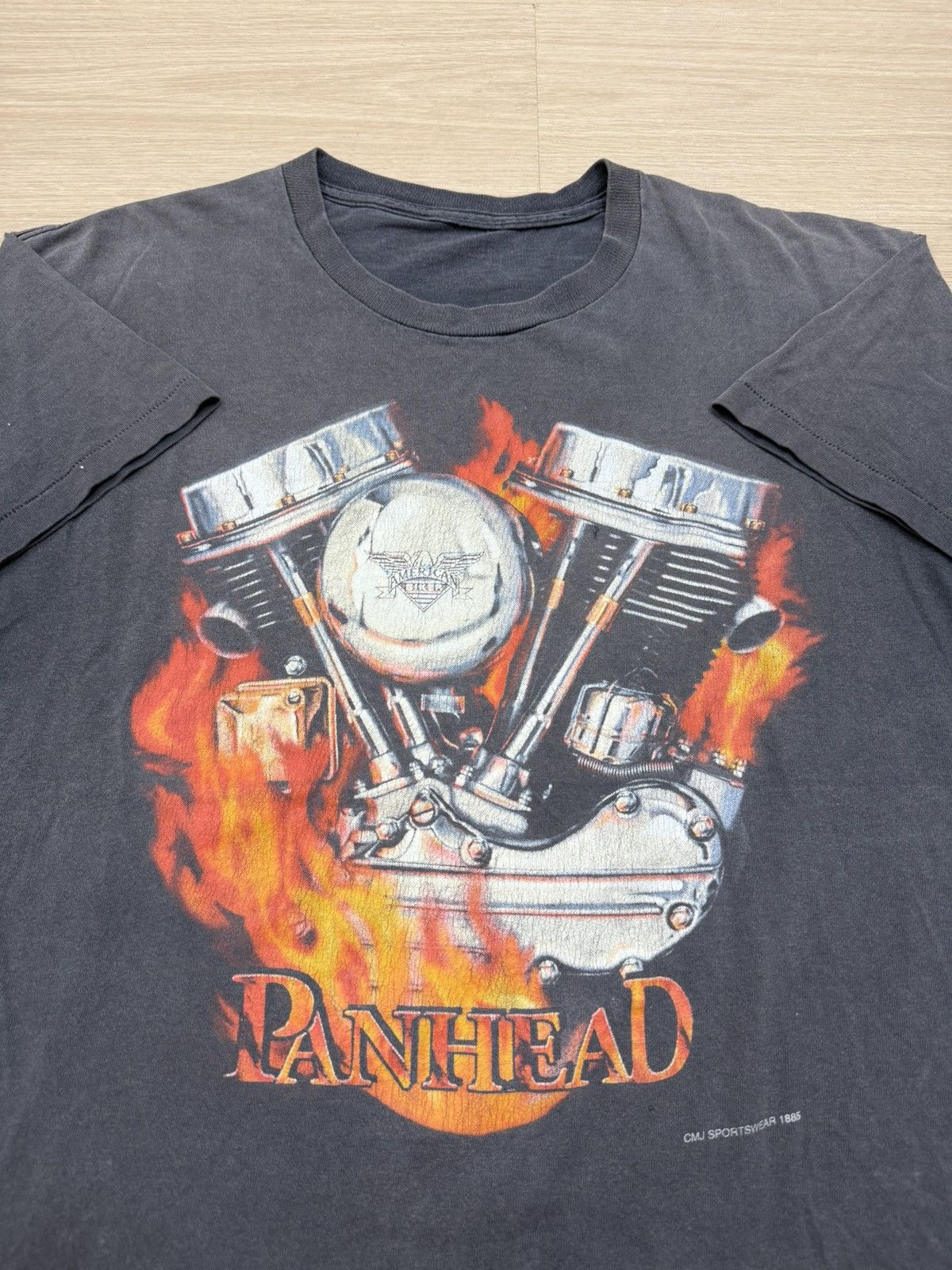 Harley Davidson Vintage Harley-Davidson t-shirt PANHEAD Size US L / EU 52-54 / 3 - 2 Thumbnail