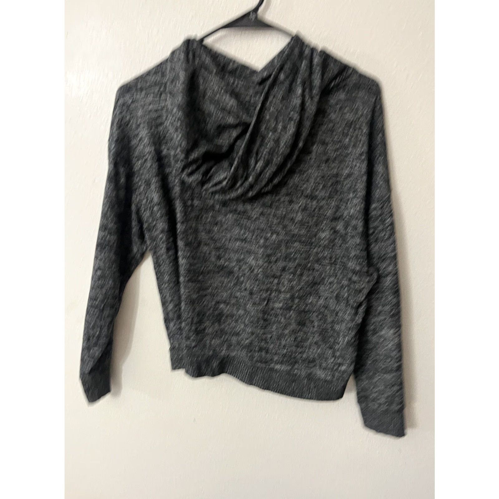 Gap Gap Women Black Pullover Hoodie Medium Solid Cotton Blend Size M / US 6-8 / IT 42-44 - 4 Thumbnail