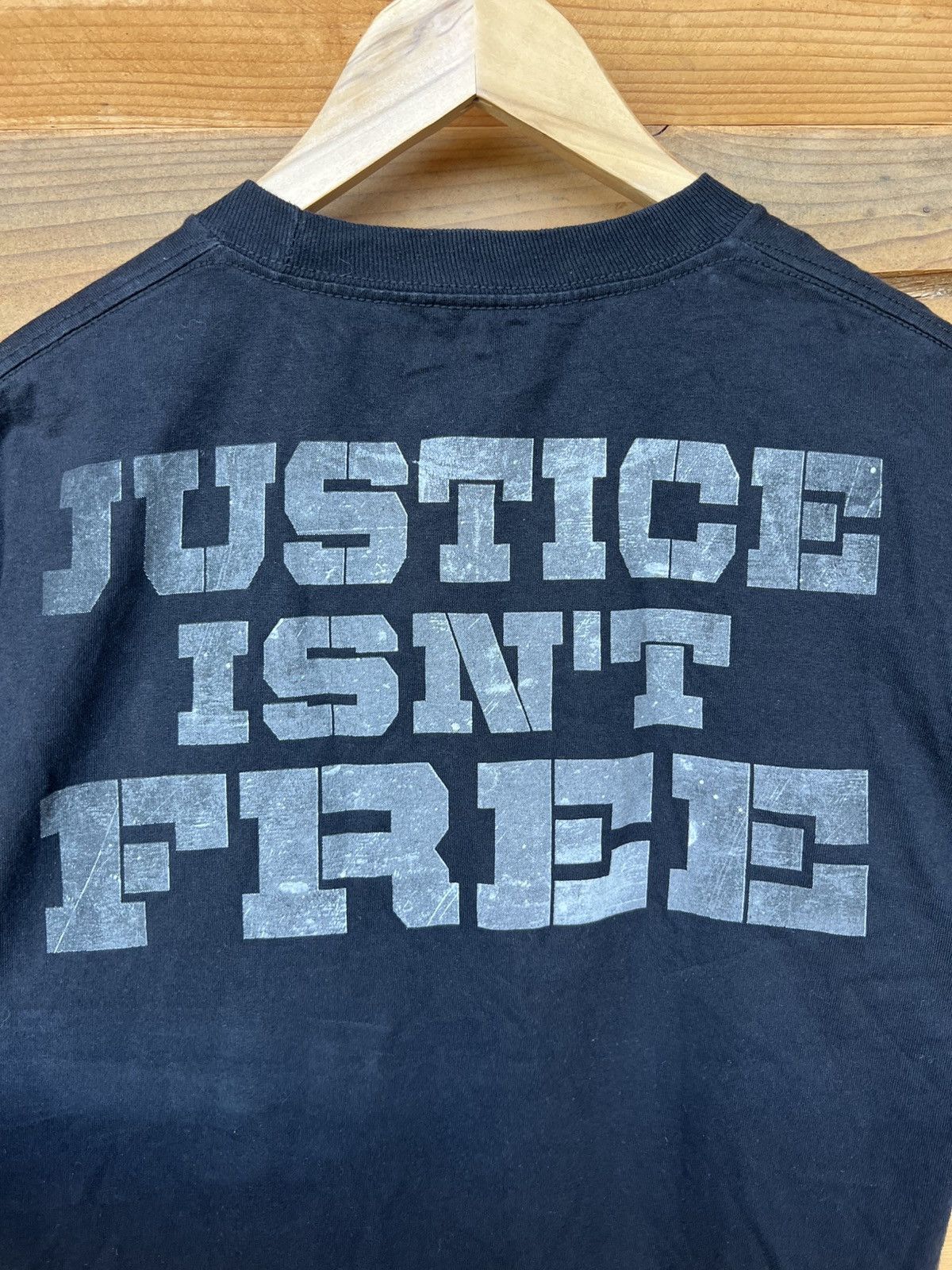 Band Tees VINTAGE THE SHIELD JUSTICE ISN’T FREE WWE T SHIRT GRAPHIC Size US M / EU 48-50 / 2 - 8 Thumbnail