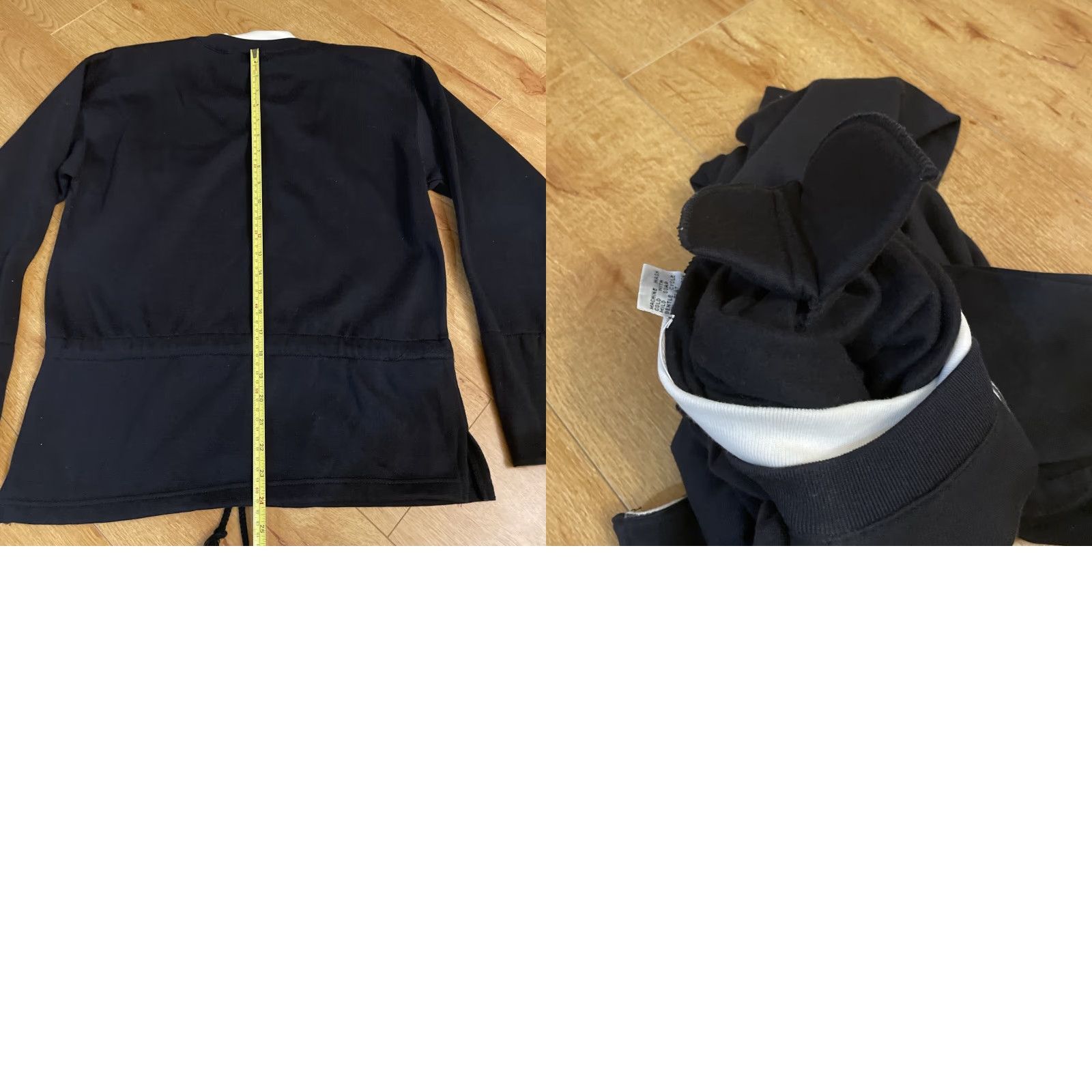 Vintage VINTAGE Chic Navy Sweatshirt Nautical Tie Waist Pocket Turtleneck Sweater USA S Mens Size S / US 4 / IT 40 - 9 Thumbnail