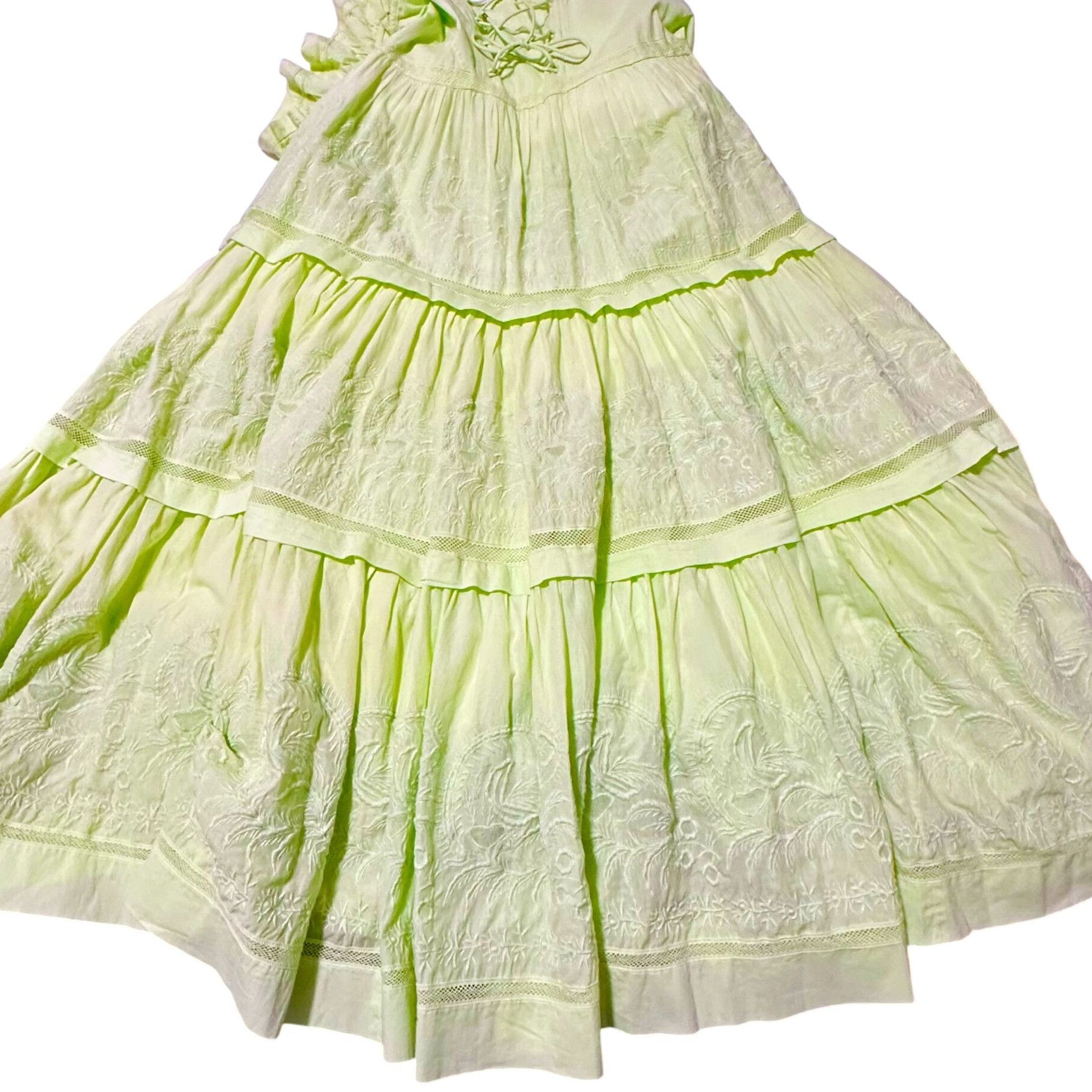 Ulla Johnson Ulla Johnson Julietta Broderie Anglaise Cotton Midi Dress, 4 Size S / US 4 / IT 40 - 8 Thumbnail