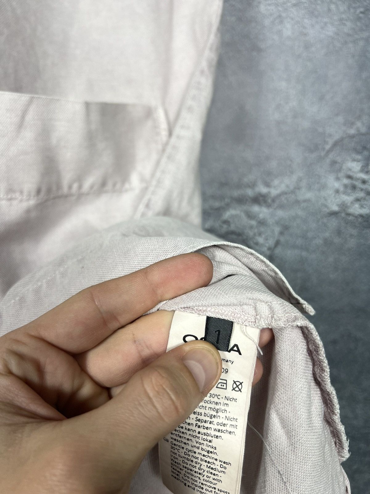 OSKA Oska Oversized Cap Sleeve Pockets Linen Lagenlook Dress Size M / US 6-8 / IT 42-44 - 9 Thumbnail
