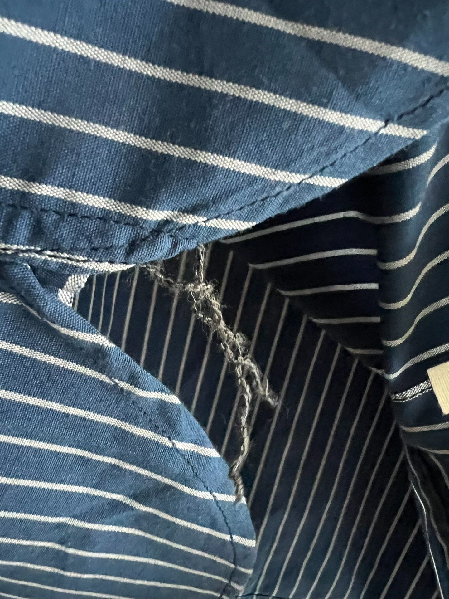 Pherrow's Pherrow’s Indigo Stripe Short Sleeve Work Shirt Size US M / EU 48-50 / 2 - 4 Thumbnail