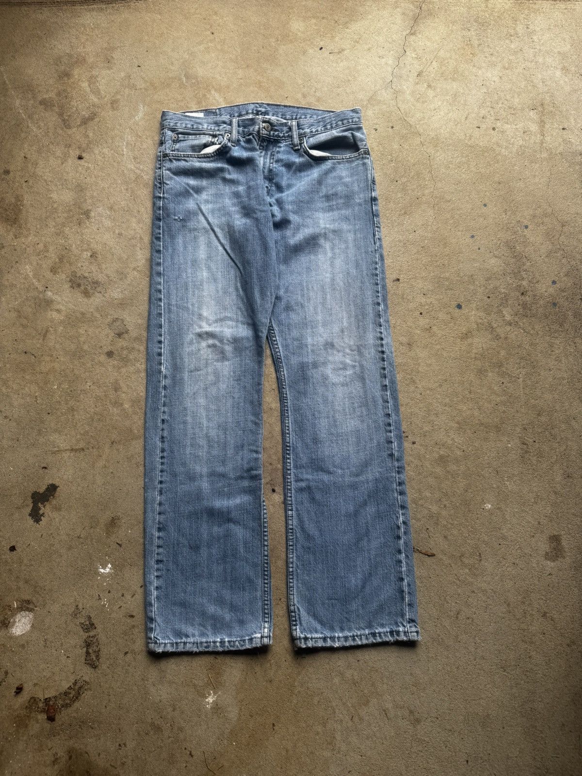 Levi's Vintage Clothing Distressed Levis 514 baby blue jeans. Size US 32 / EU 48 - 1 Thumbnail