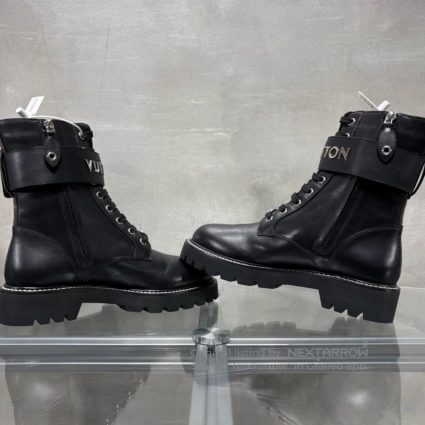 Louis Vuitton Louis Vuitton Territory Black logo Martin boots Size US 7.5 / IT 37.5 - 5 Thumbnail