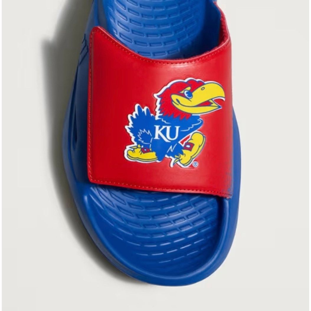 Adidas KANSAS JAYHAWKS LIGHTBLAZE MENS SLIDES US size 11 Size US 11 / EU 44 - 3 Thumbnail