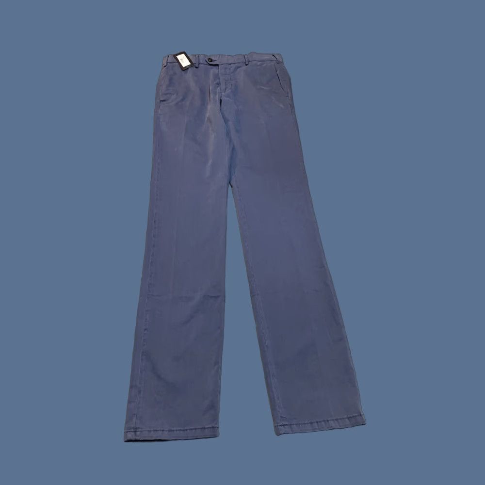 Peter Millar Peter Millar Crown Crafted Chinos Pants 32 x 37 Washed Navy Stretch Flat Front Straight Men Regular Casual Business Wedding 90s? Wait. Size US 32 / EU 48 - 1 Thumbnail