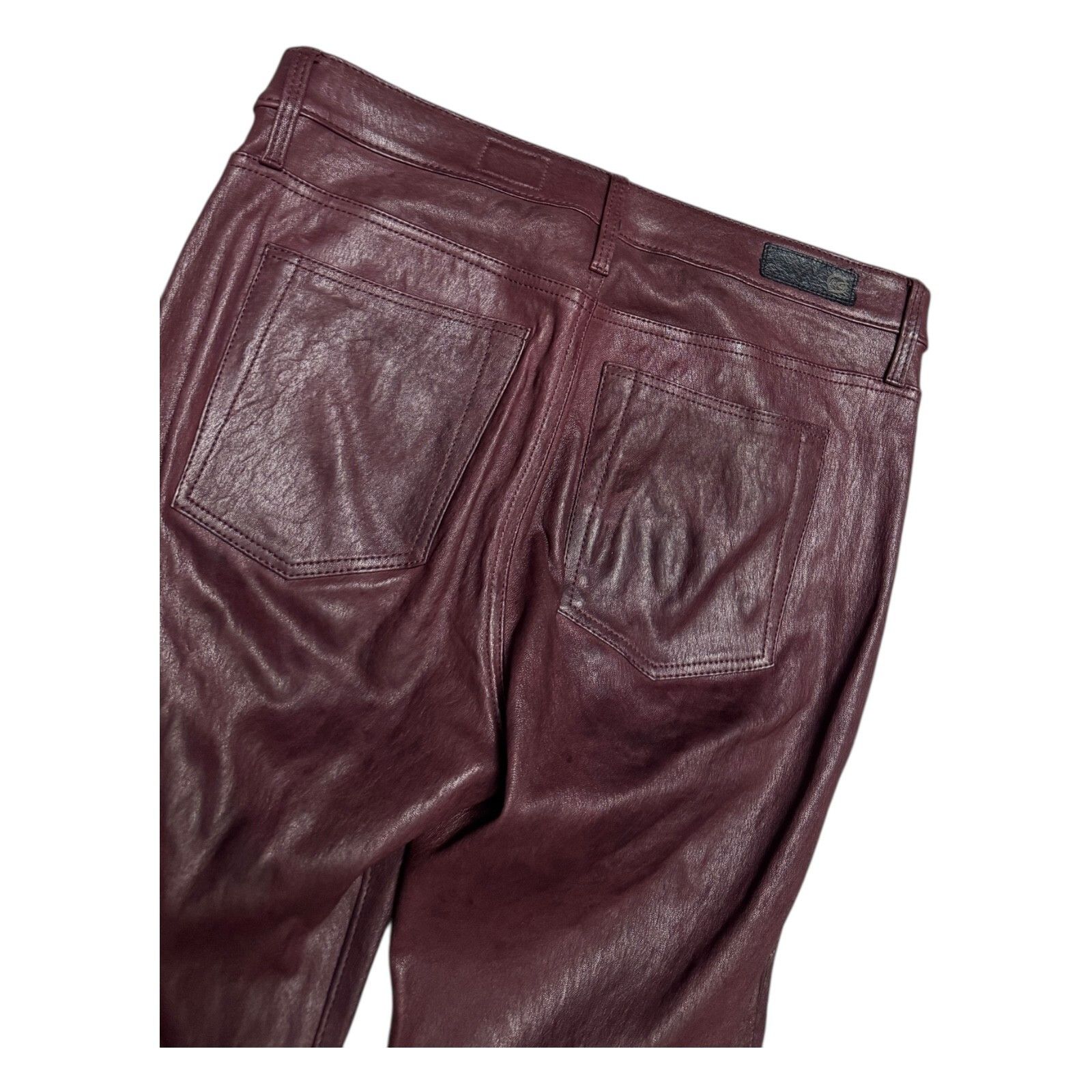 AG Adriano Goldschmied AG ADRIANO GOLDSCHMIED Genuine LAMB LEATHER Pants Medium Size 30" / US 8 / IT 44 - 3 Thumbnail