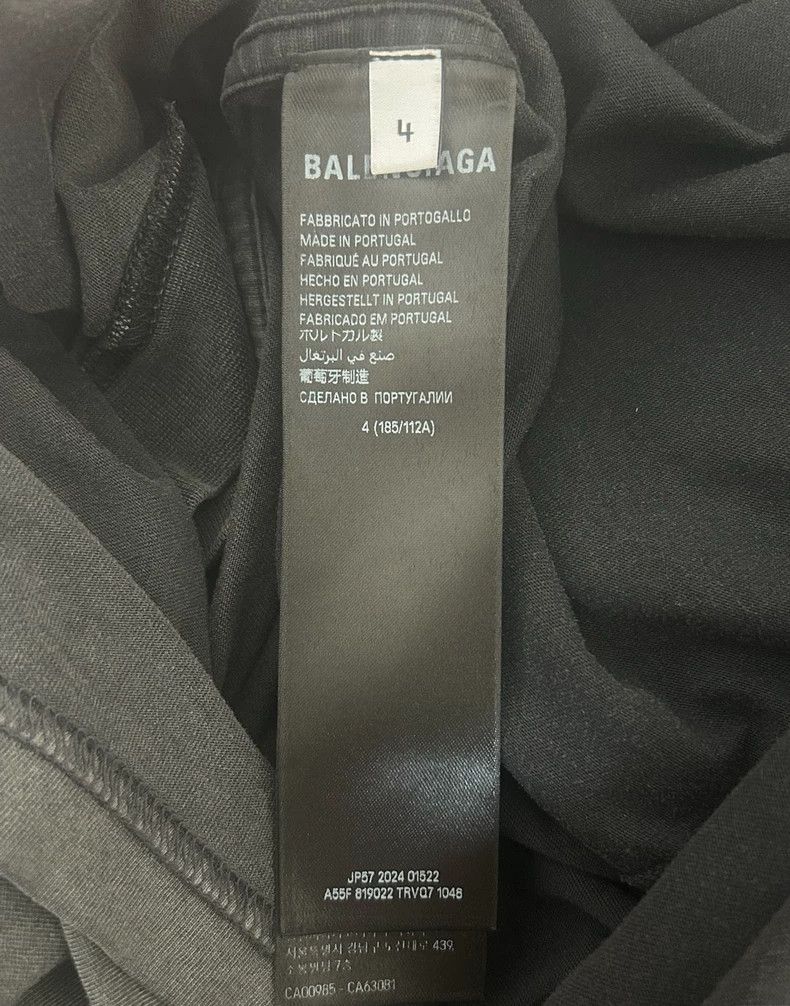 Balenciaga Balenciaga Georgian night scene washed long sleeves Size US XL / EU 56 / 4 - 3 Thumbnail