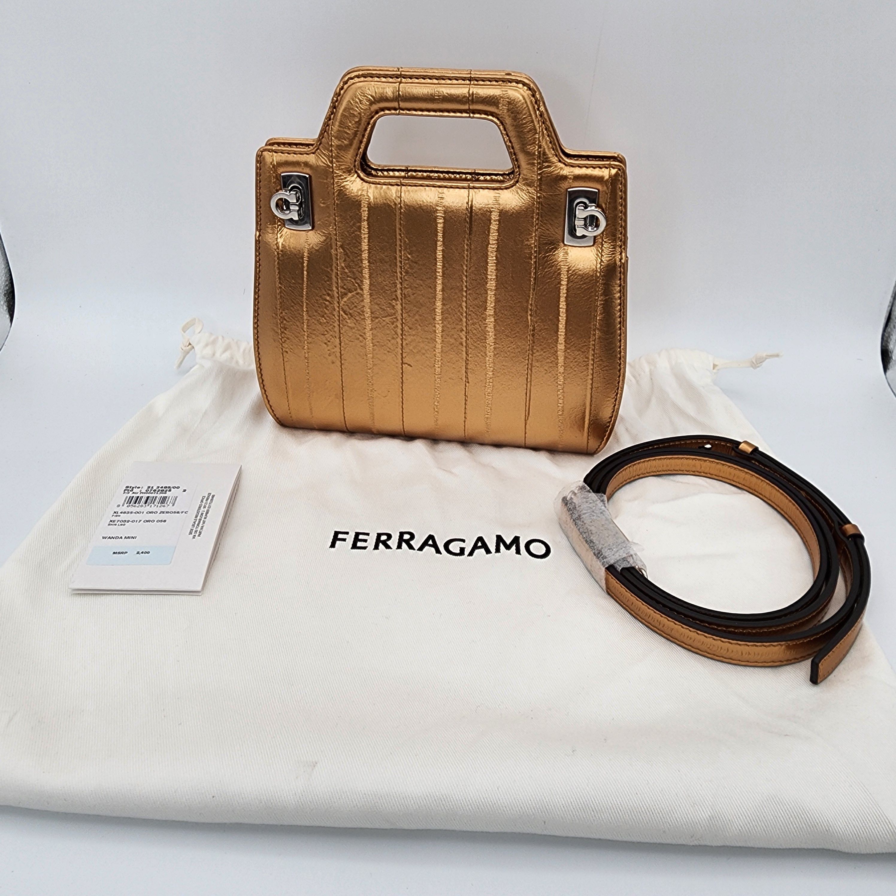 Salvatore Ferragamo Salvatore ferragamo wanda mini Tote bag Size ONE SIZE - 10 Thumbnail