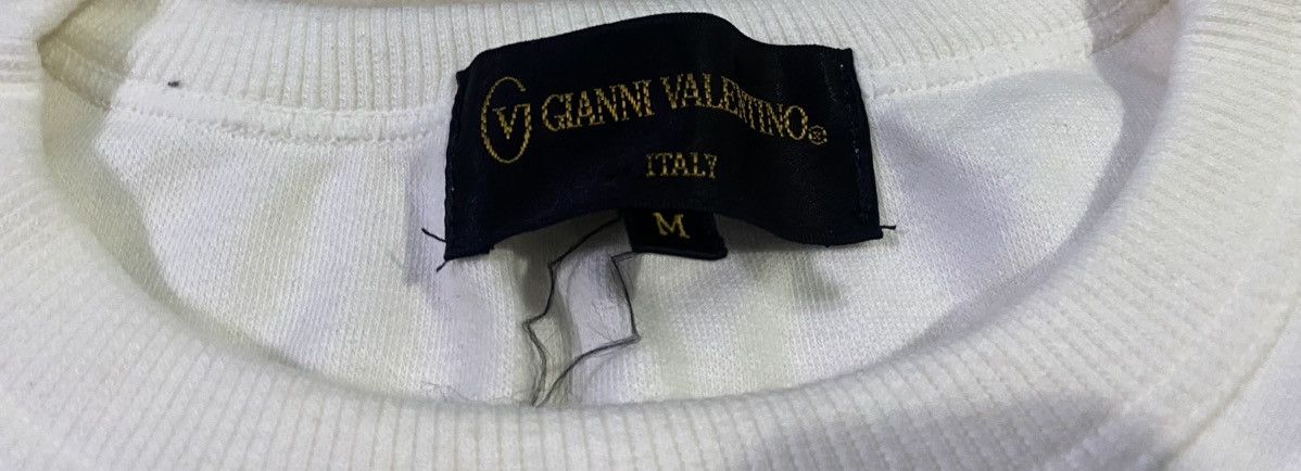 Valentino × Vintage Vintage Gianni Valentino Big Logo Sweatshirt Size M / US 6-8 / IT 42-44 - 4 Thumbnail