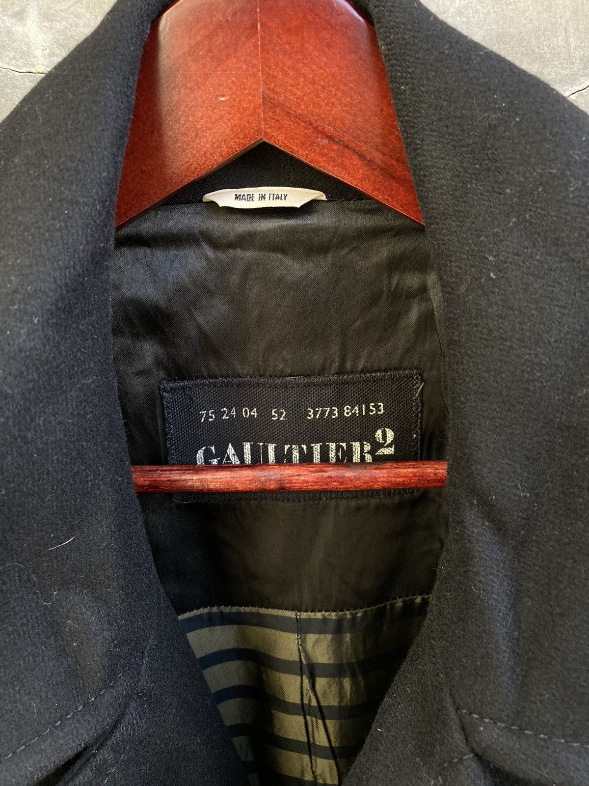 Jean Paul Gaultier Double Breasted Wool Pea Coat Size US S / EU 44-46 / 1 - 7 Thumbnail