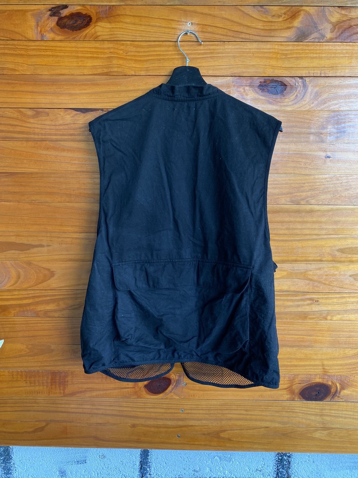 Japanese Brand Vintage GOGO Ninety Utility Vest Black Multi-Pocket Mesh Size US L / EU 52-54 / 3 - 8 Thumbnail