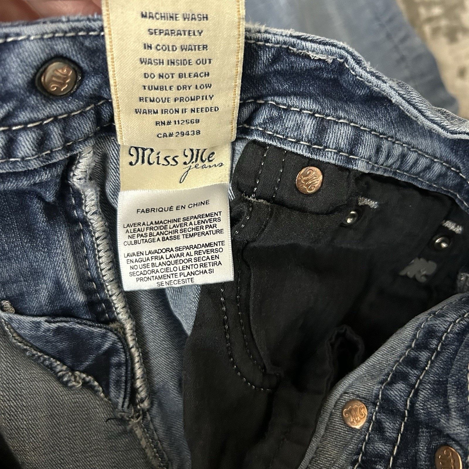 Miss Me Miss Me Skinny Stretch Jeans JE8289SR Size 28 Size 28" / US 6 / IT 42 - 5 Thumbnail