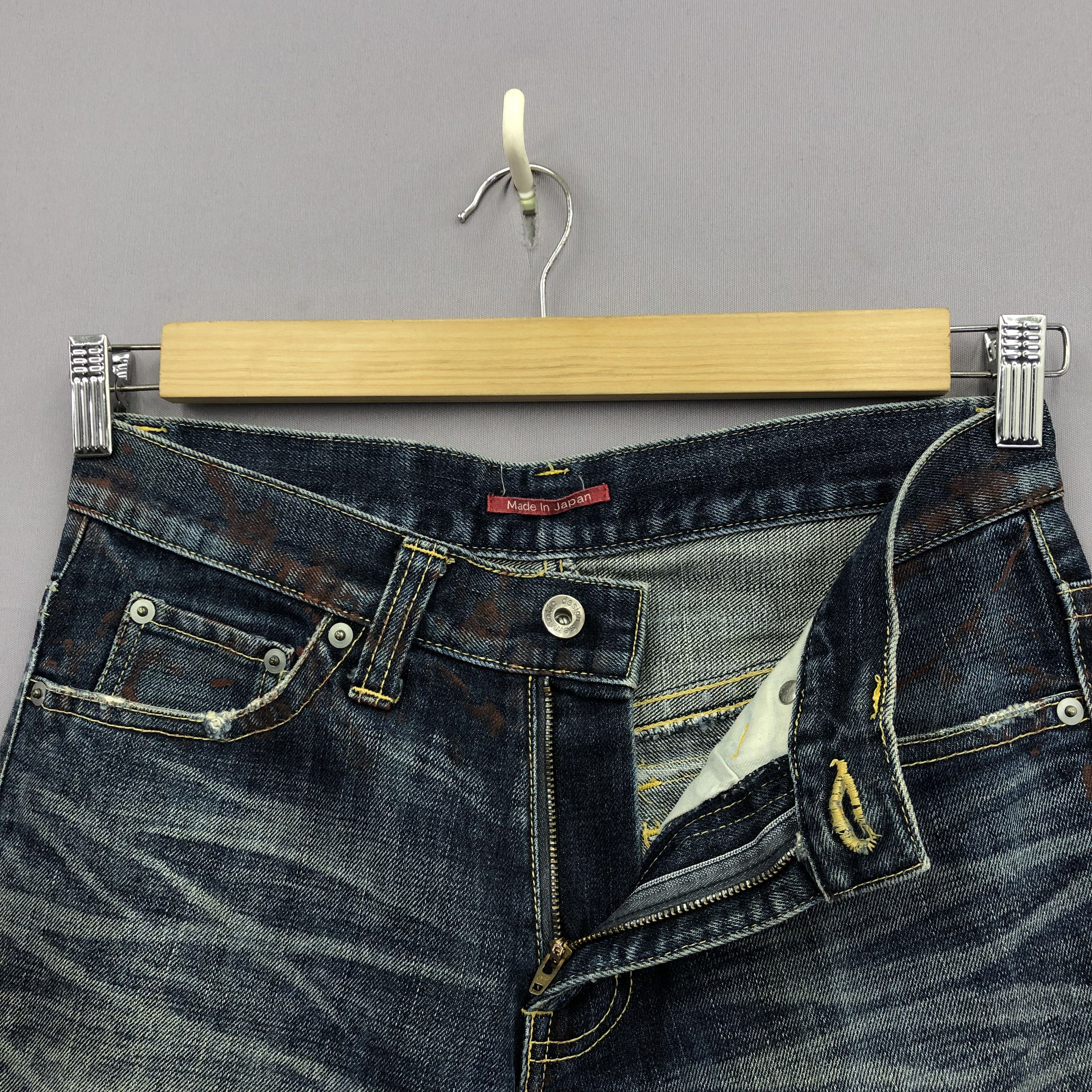 Japanese Brand Vintage Y2K Semantic Design Flare Jeans Japanese Brand Denim Size US 30 / EU 46 - 7 Thumbnail