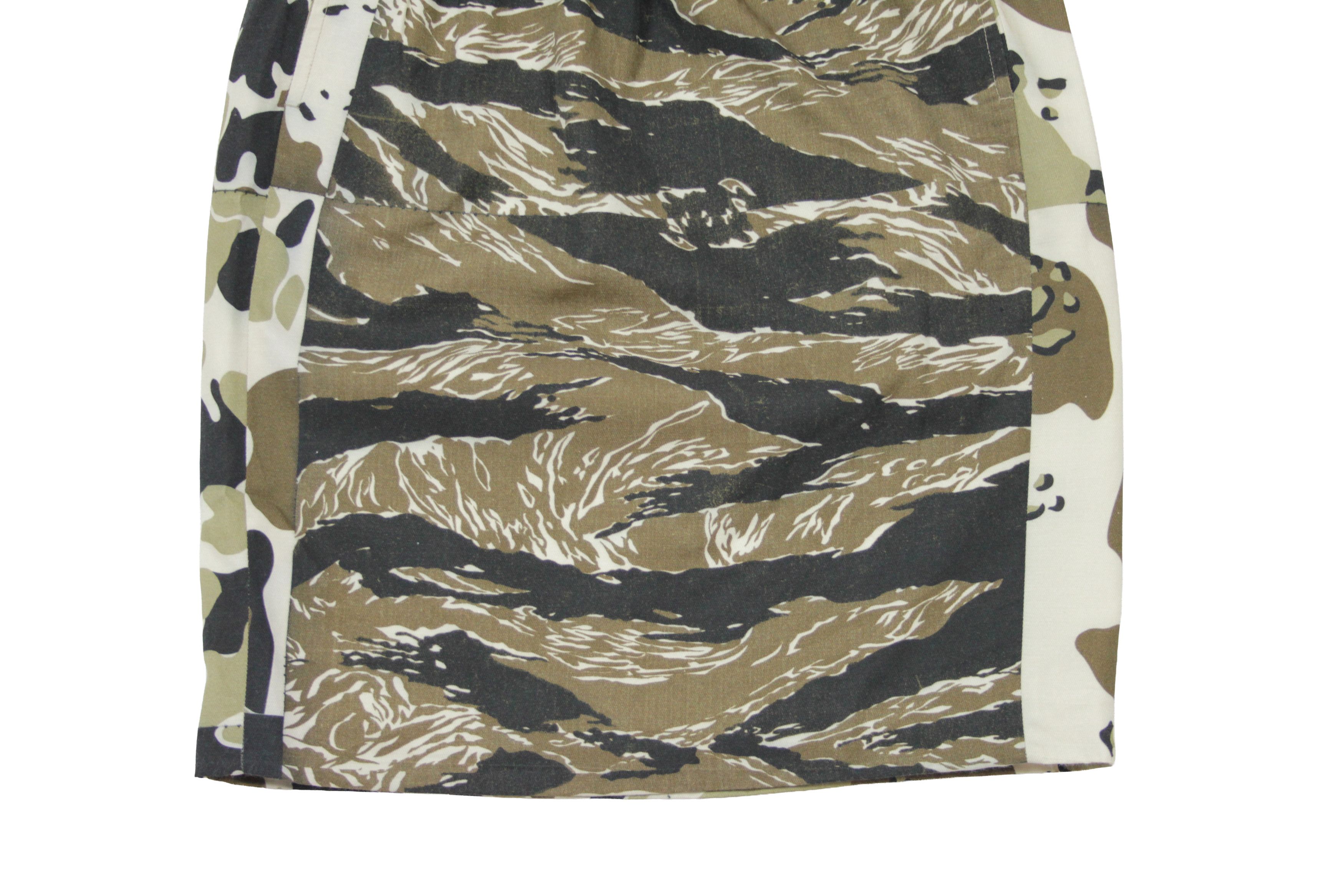 Golden Goose Tiger Camo Khaki Mid Skirt Size 26" / US 2 / IT 38 - 4 Thumbnail