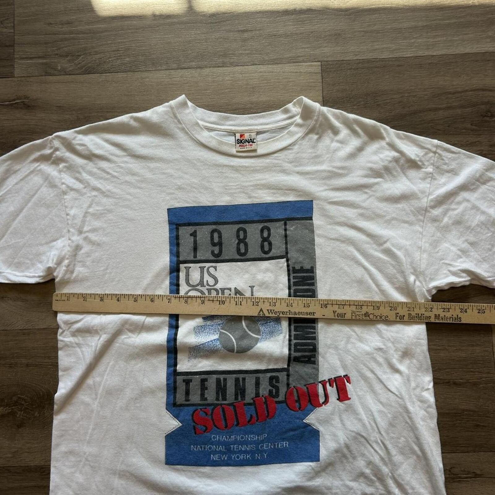 Other Vintage 1988 US Open Graphic tennis t shirt size XL rare tag Size US XL / EU 56 / 4 - 5 Thumbnail
