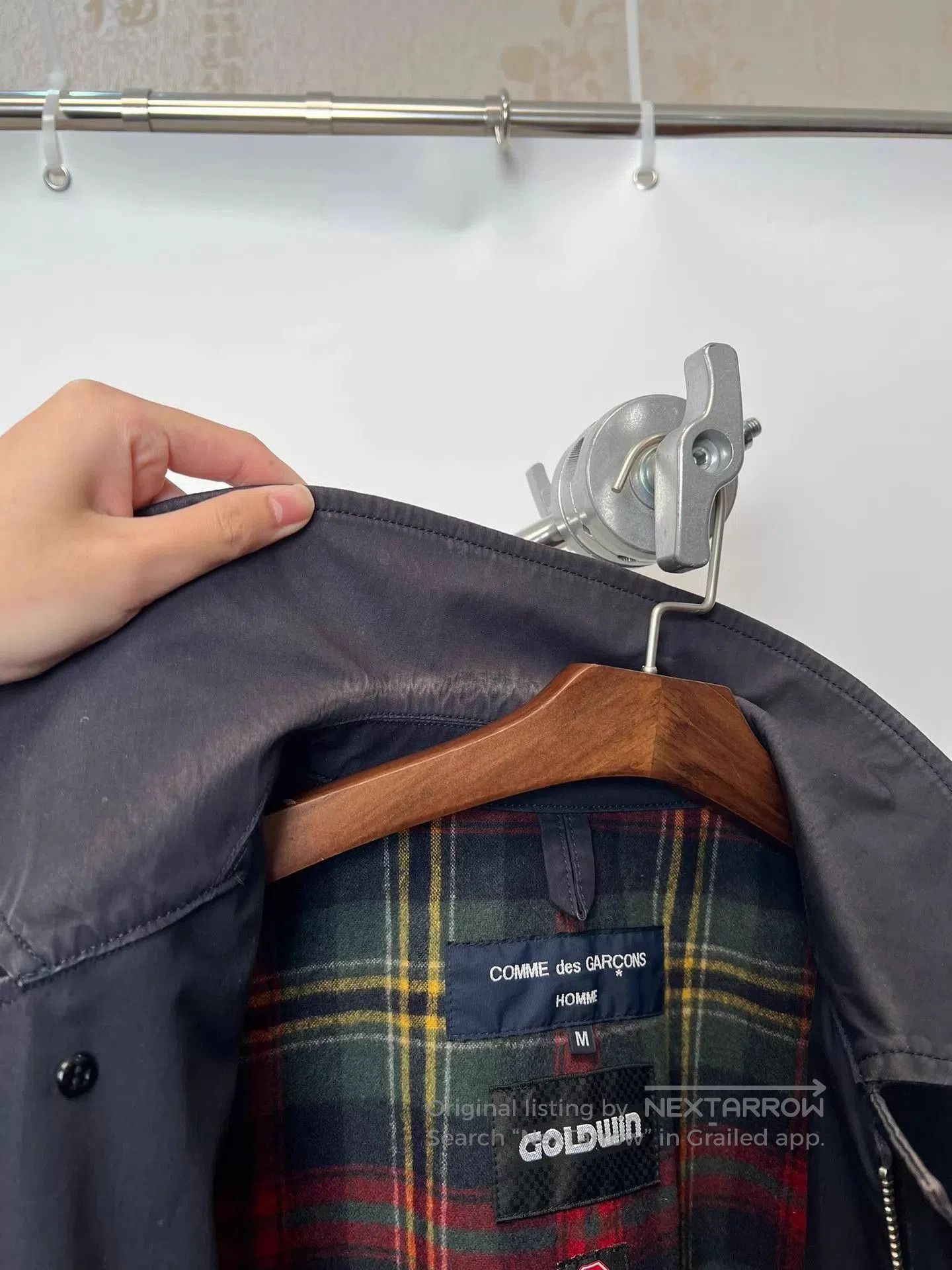 Comme des Garcons Black Button-Up Light Jacket Size M. Size US M / EU 48-50 / 2 - 9 Thumbnail