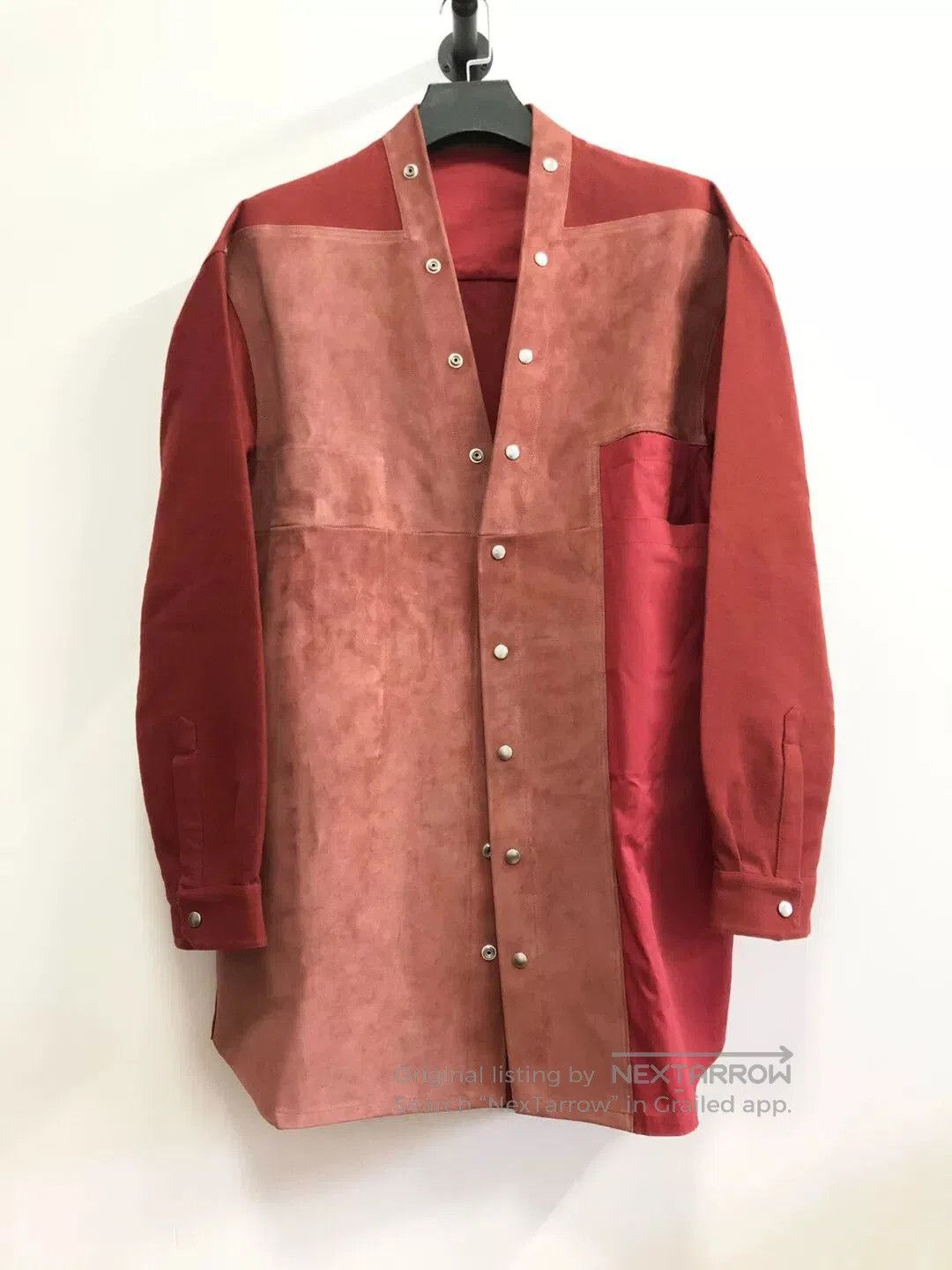 Rick Owens Rick Owens Suede Patchwork Jacket. Size US M / EU 48-50 / 2 - 1 Thumbnail