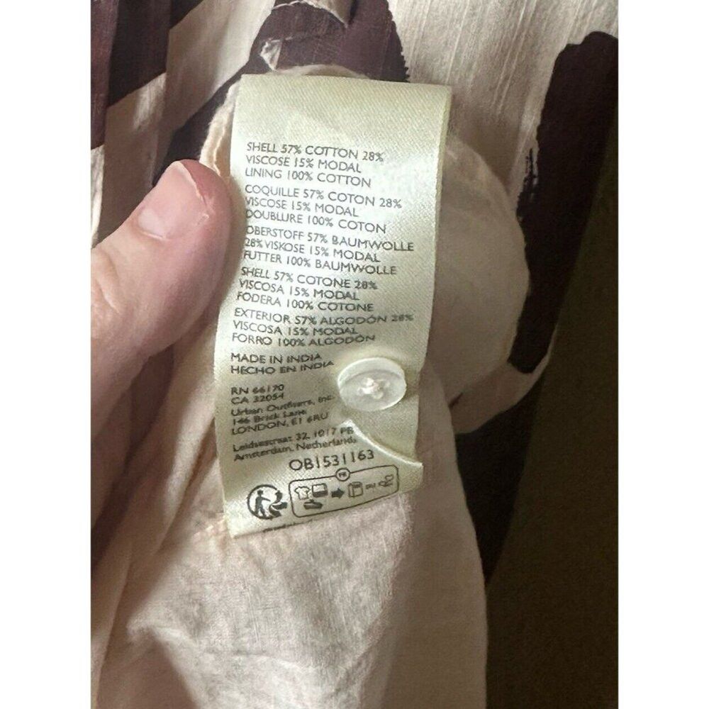 Anthropologie Anthropologie Maeve Women's XS Brown Print The Cassandra Ma Size XS / US 0-2 / IT 36-38 - 7 Thumbnail