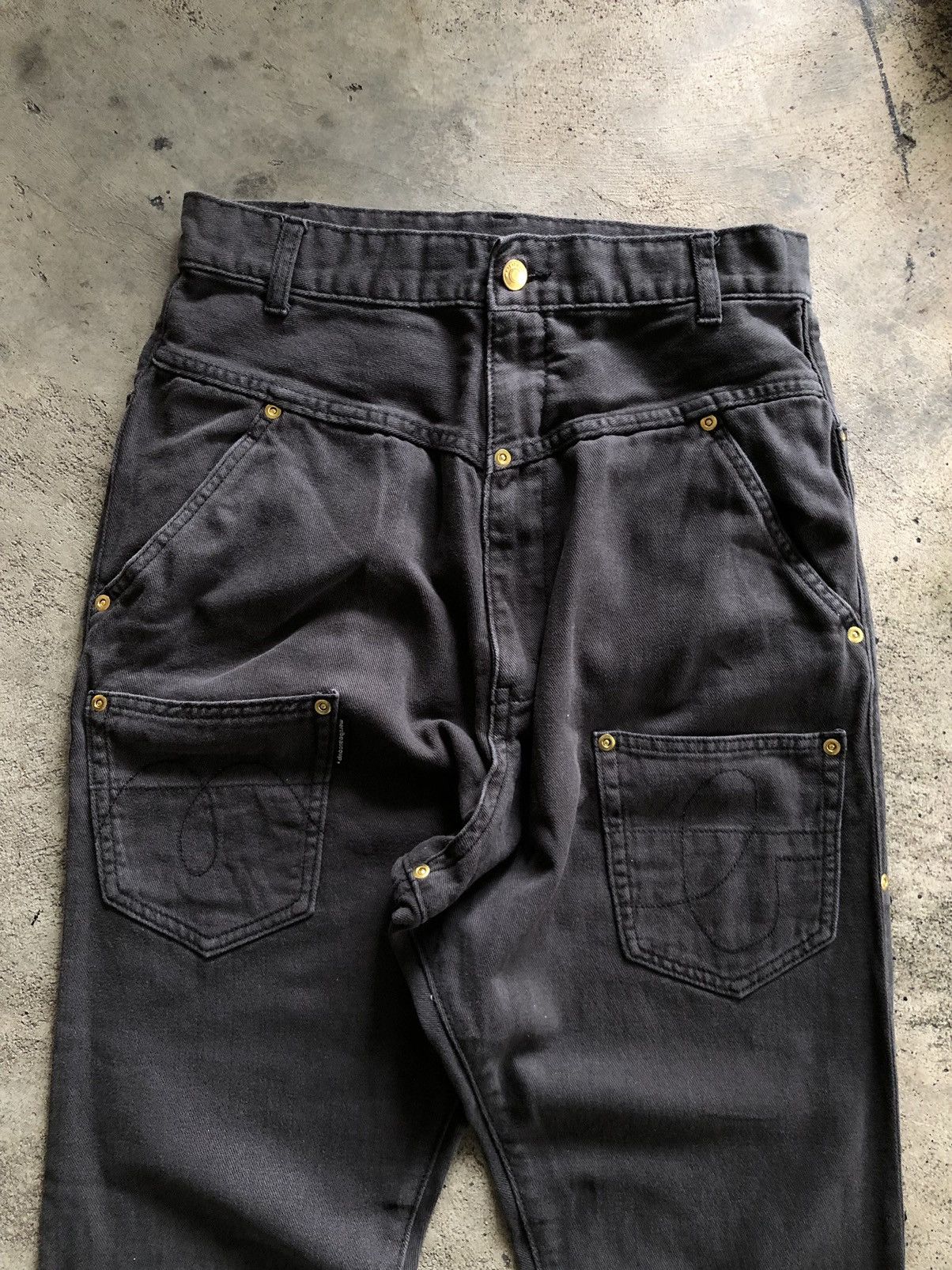 Issey Miyake × Japanese Brand × mercibeaucoup VTG ISSEY MIYAKE MERCIBEAUCOUP DENIM PANTS Size US 30 / EU 46 - 2 Thumbnail
