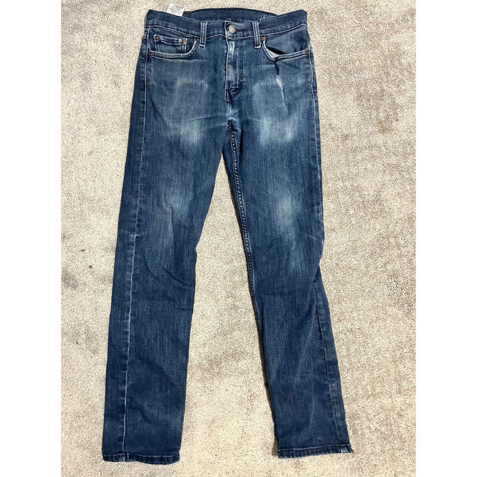 Levi's Levi's 511 Slim-Fit Jeans Mens 30x32 Blue Denim Stretch Straight Pockets 511 Model Regular Inseam 32 Jeans Size US 30 / EU 46 - 4 Thumbnail