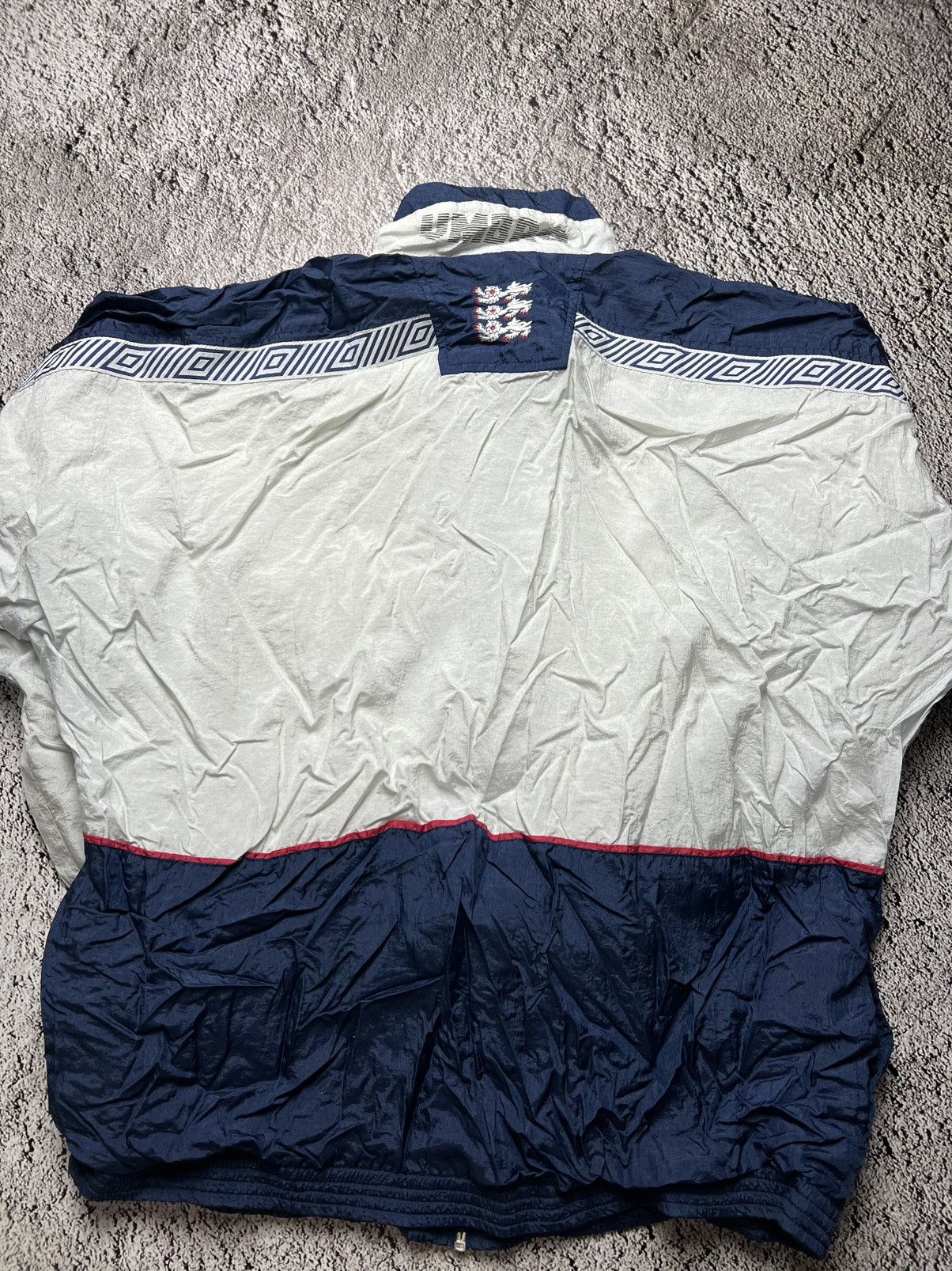 Umbro 1990-1992 England national football team zip track jacket Size US L / EU 52-54 / 3 - 9 Thumbnail