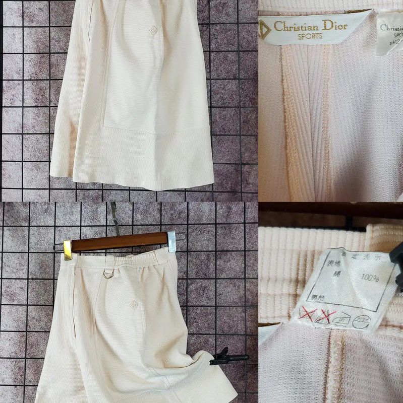 Dior Dior Pink Cotton Casual Pants for Women 0089 Size 23" - 1 Thumbnail