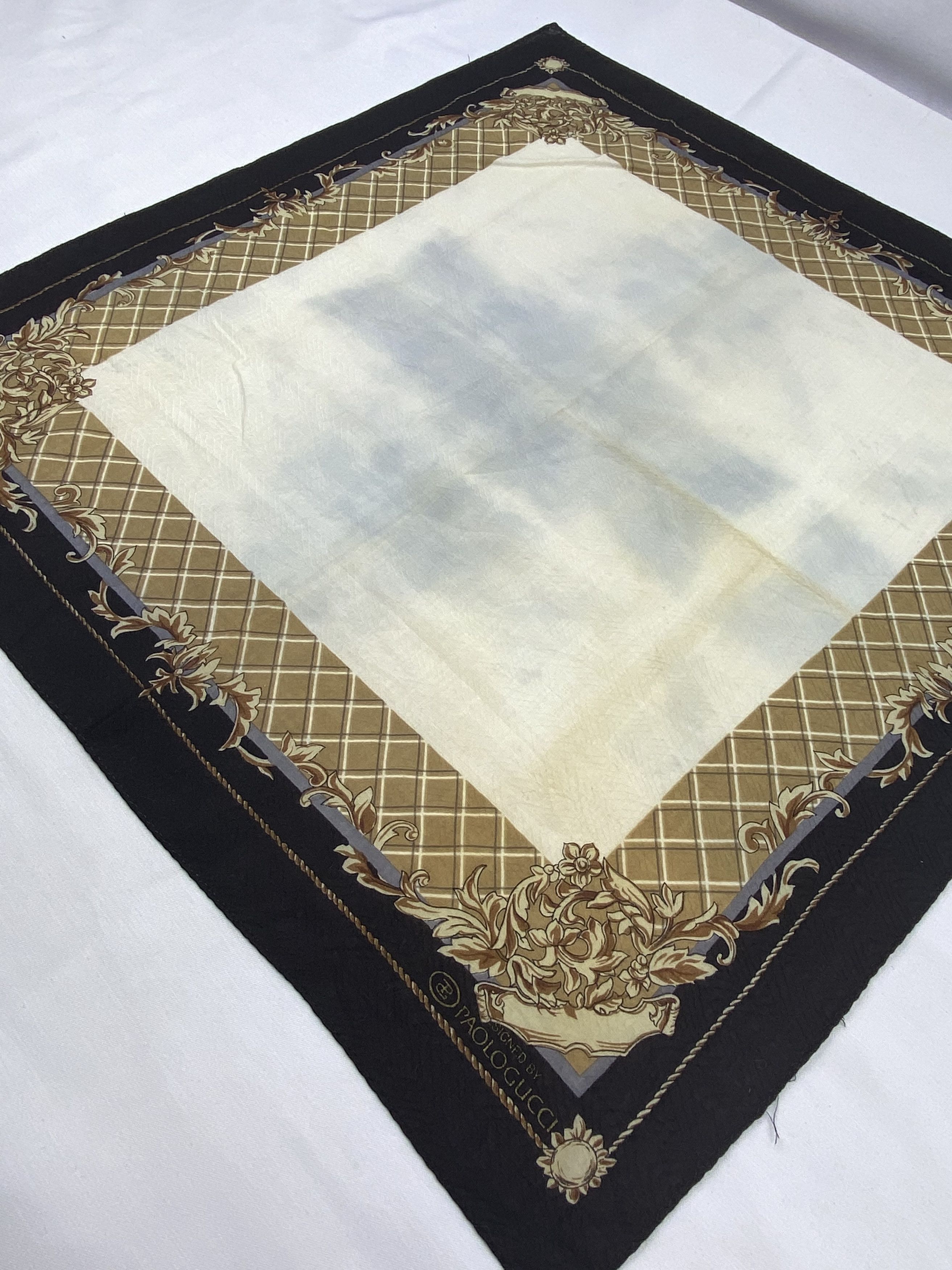 Paolo Gucci Paolo Gucci Handkerchief / Bandana / Neckerchief Size ONE SIZE - 4 Thumbnail