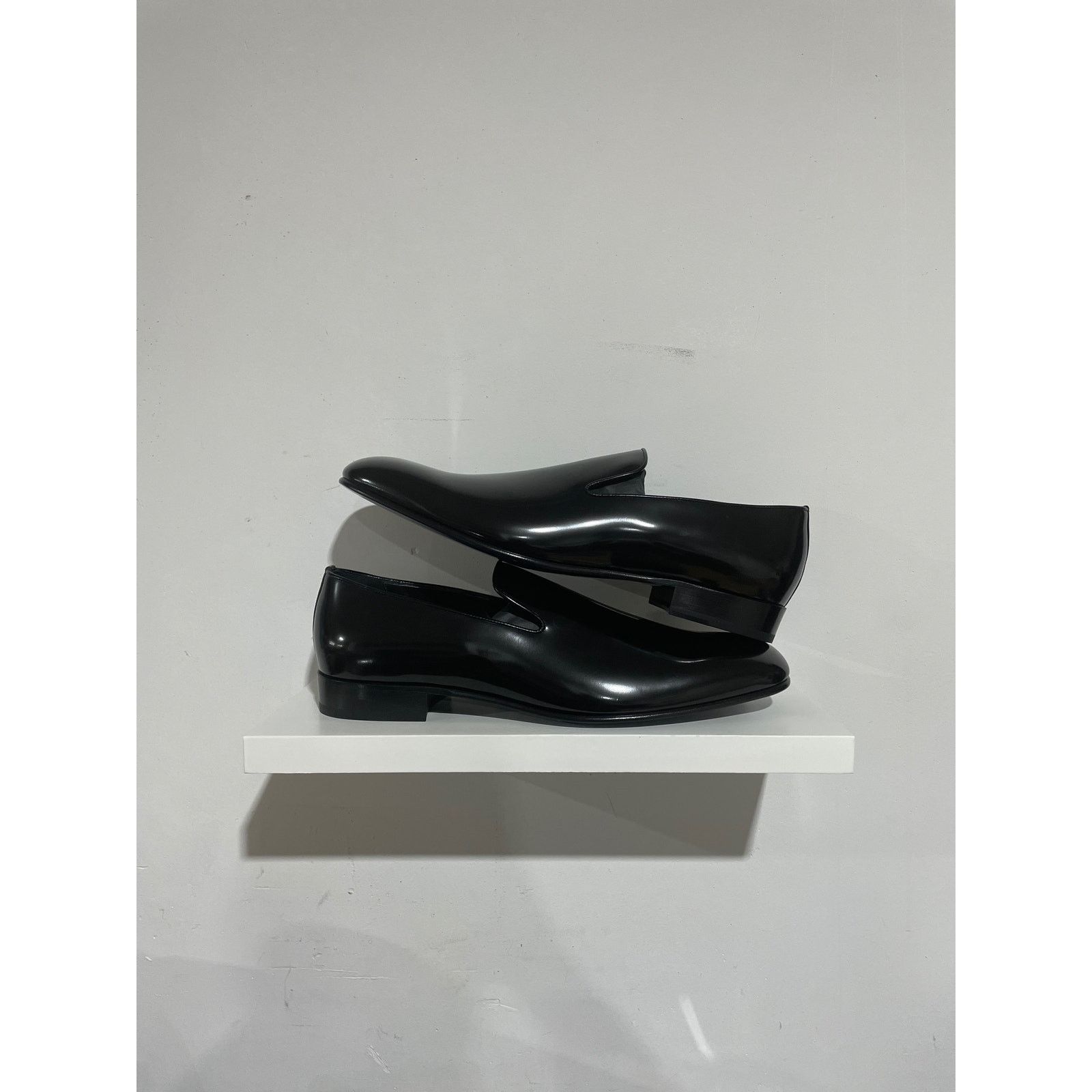 Stuart Weitzman STUART WEITZMAN BLACK LOAFER Size US 15 / EU 48 - 2 Thumbnail