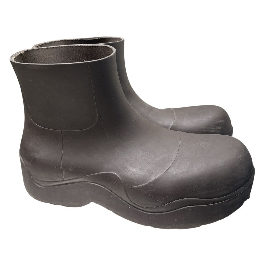 Bottega Veneta Bottega Veneta Brown Rubber Rain Puddle Boots Size 8 EU 41 Size US 8 / EU 41 - 4 Thumbnail