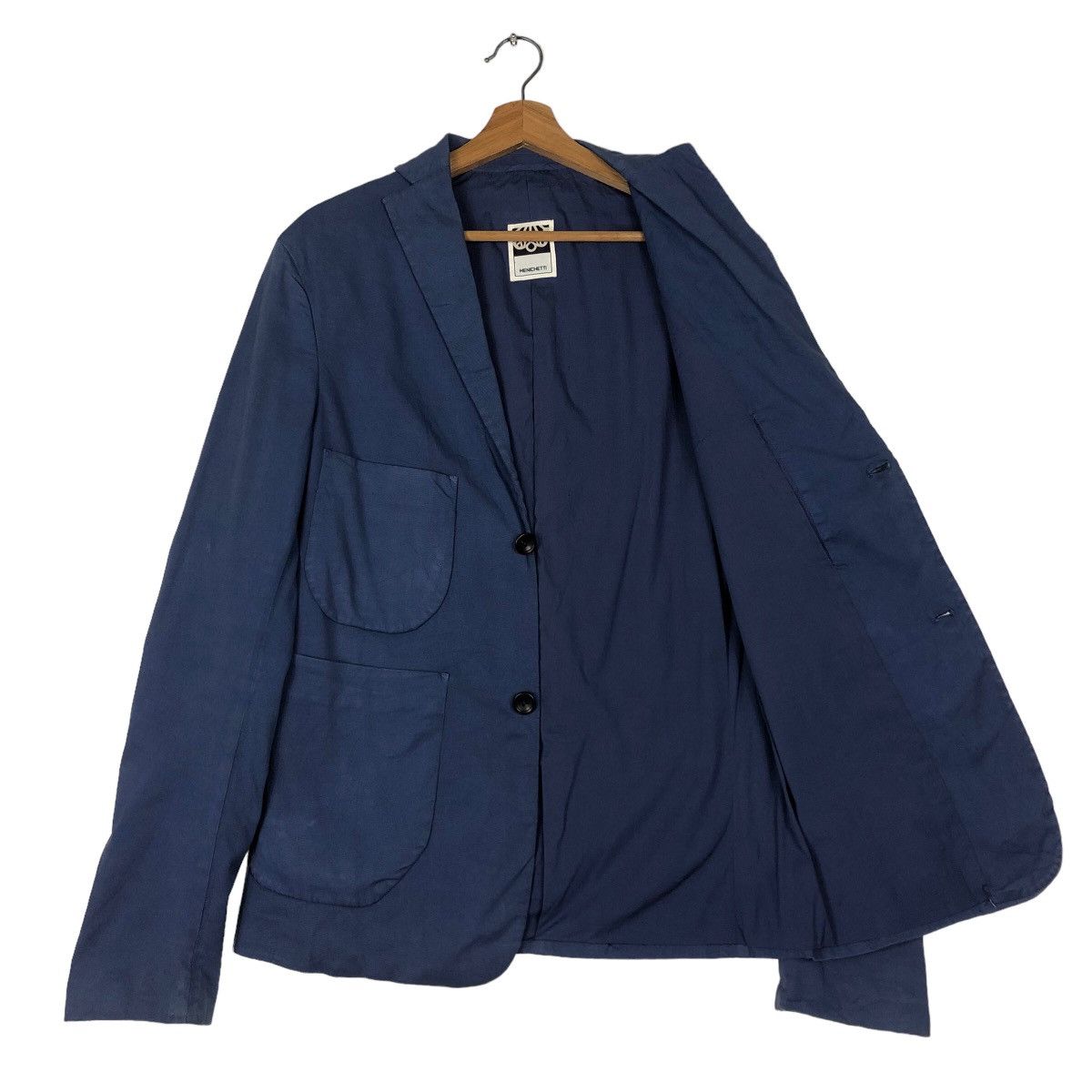 Japanese Brand 🔥Vtg Chore Jacket Double Breast Coats Menichetti Italy Size US M / EU 48-50 / 2 - 9 Thumbnail